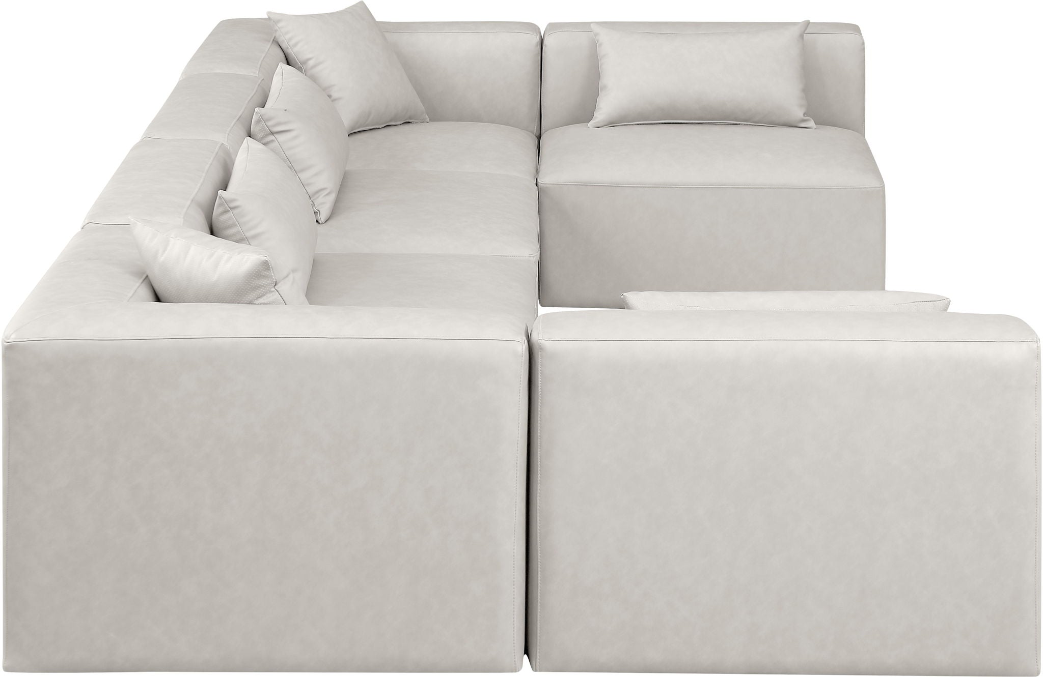 Cube - 6 Piece Modular Armless Sectional