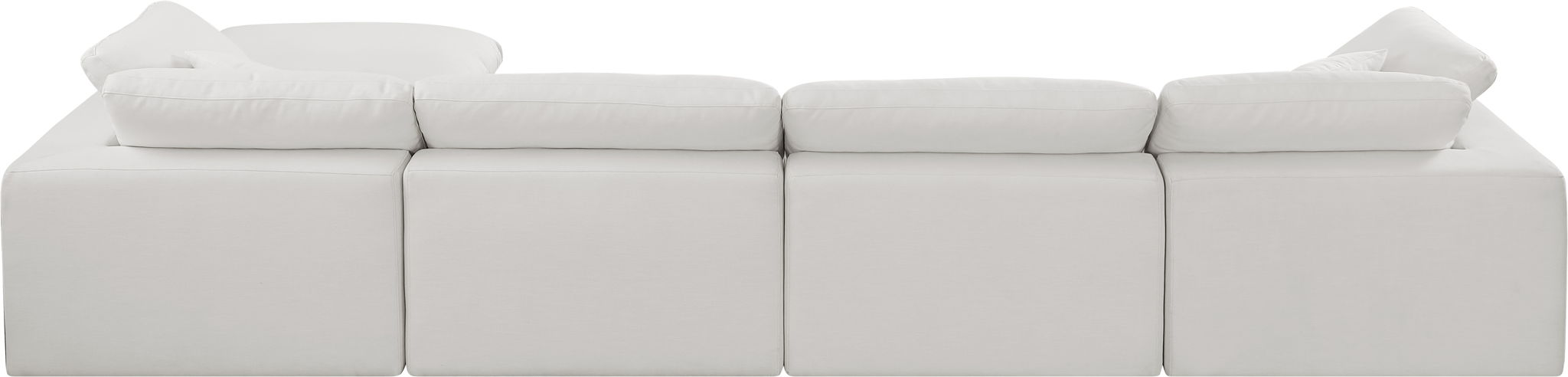 Comfy - 5 Piece Linen Modular Sectional With Chaise