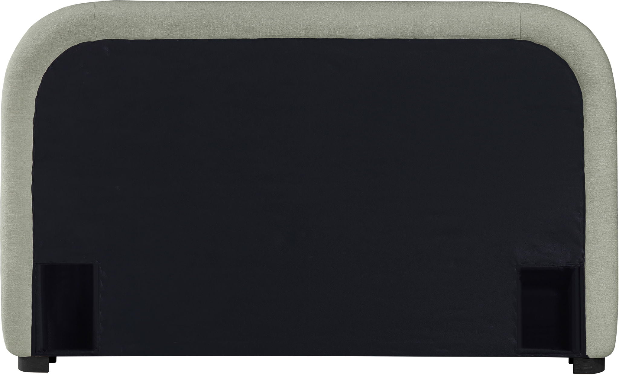 Vaughn - Chenille Bed With Black Base