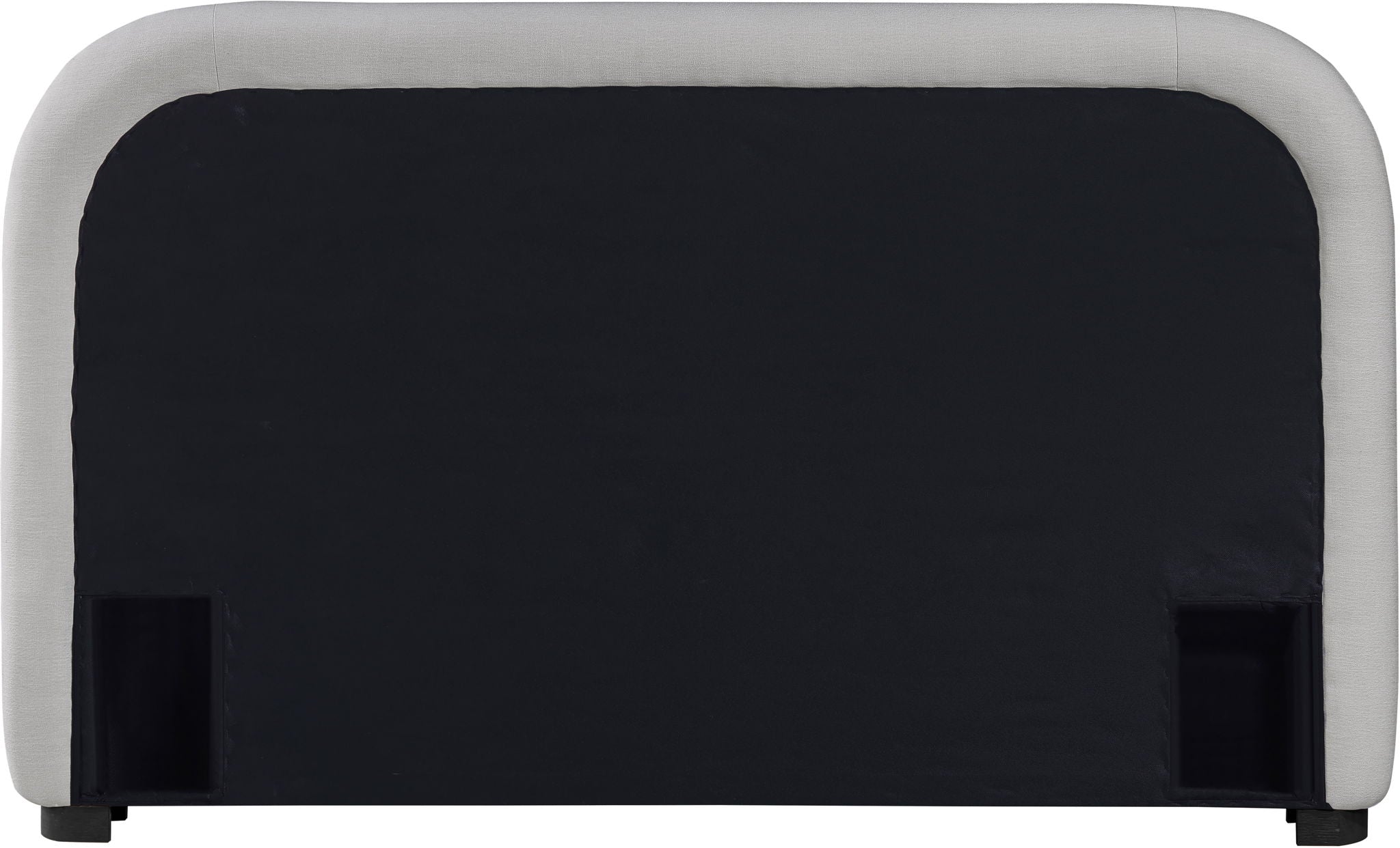 Vaughn - Chenille Bed With Black Base