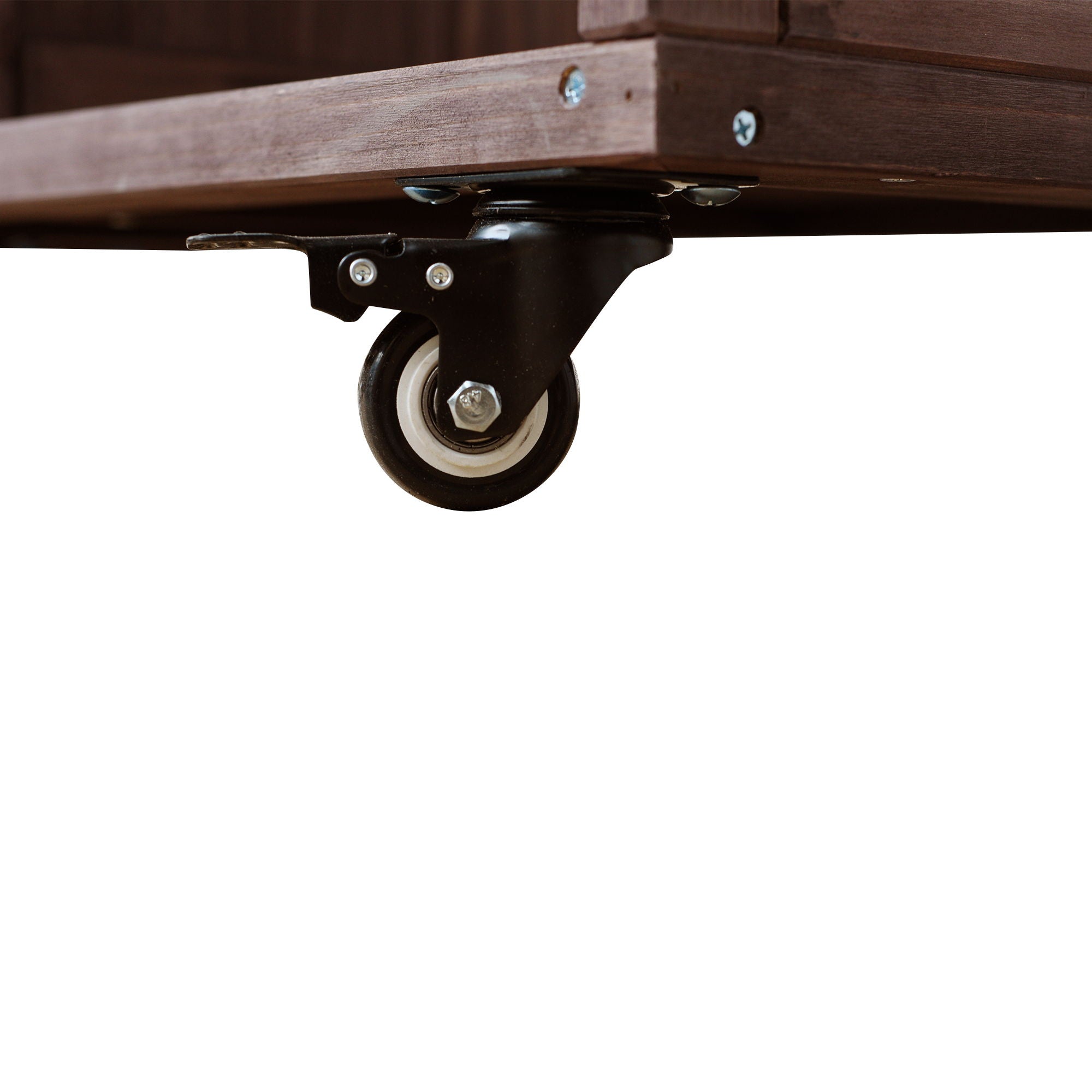 Outdoor Kitchen Island Prep Station With Lockable Wheels, Ample Storage, Towel & Spice Racks