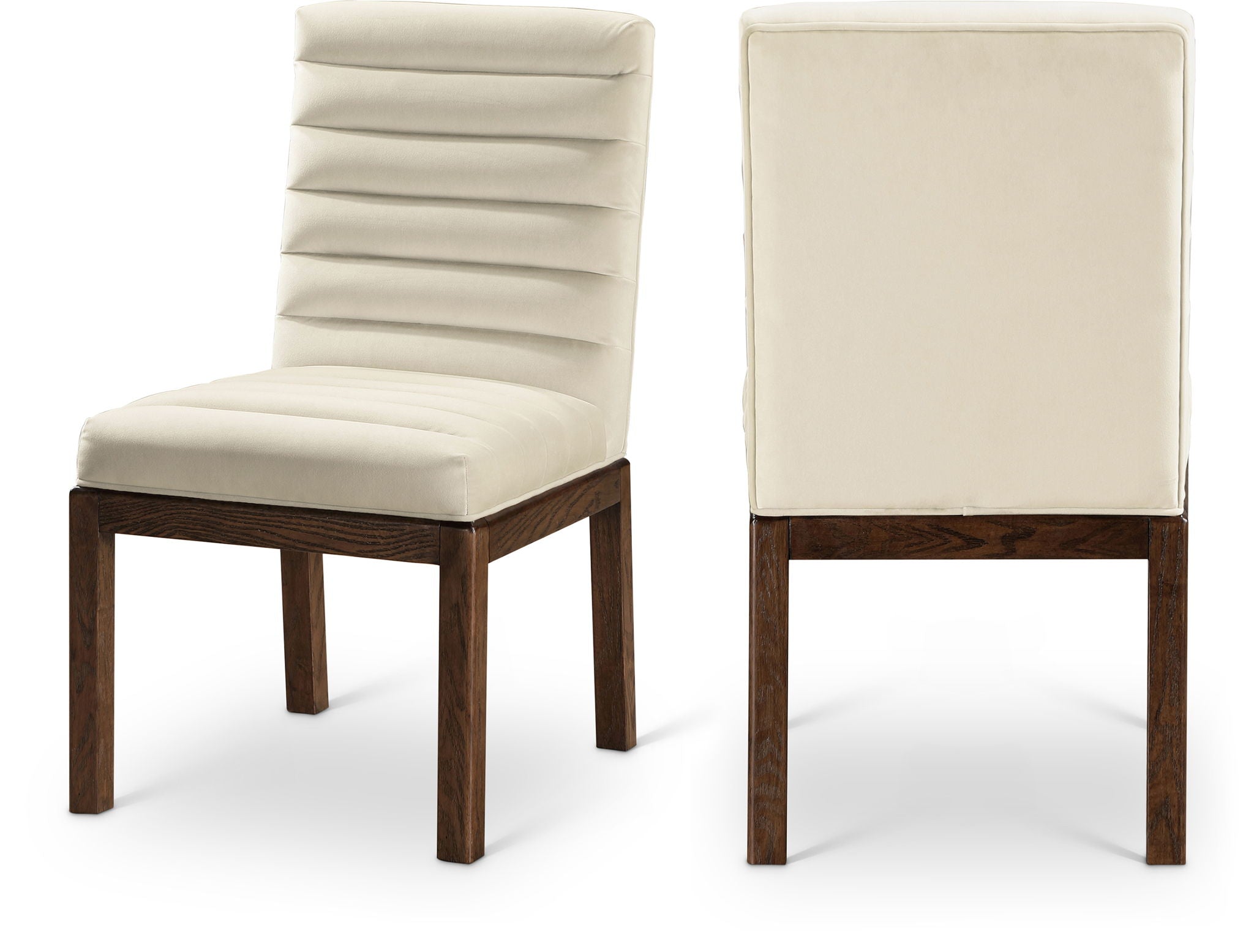 Evelyn - Dining Chair With Brown Legs