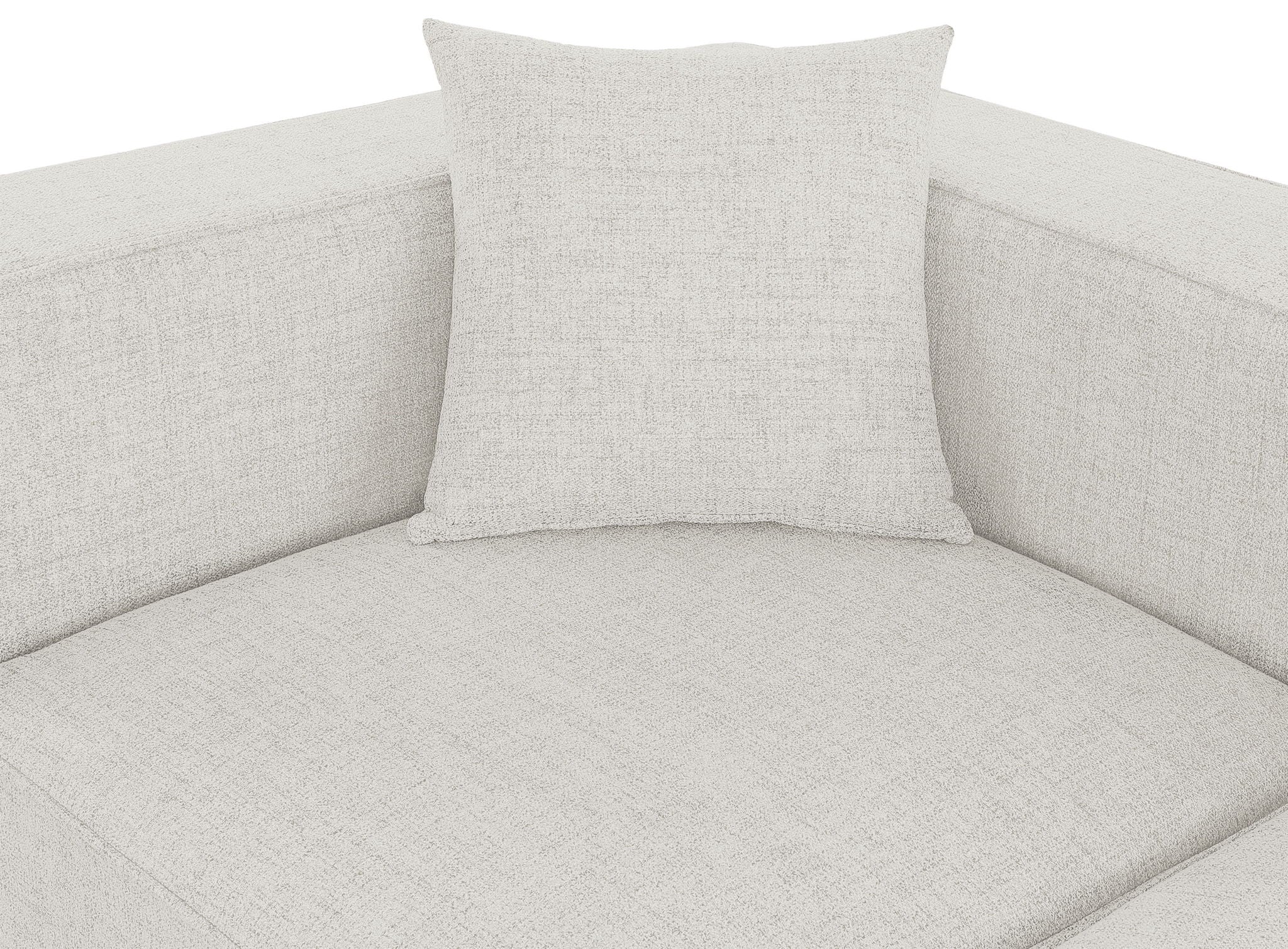 Cube - Linen 6 Piece Modular Double Chaise Sectional