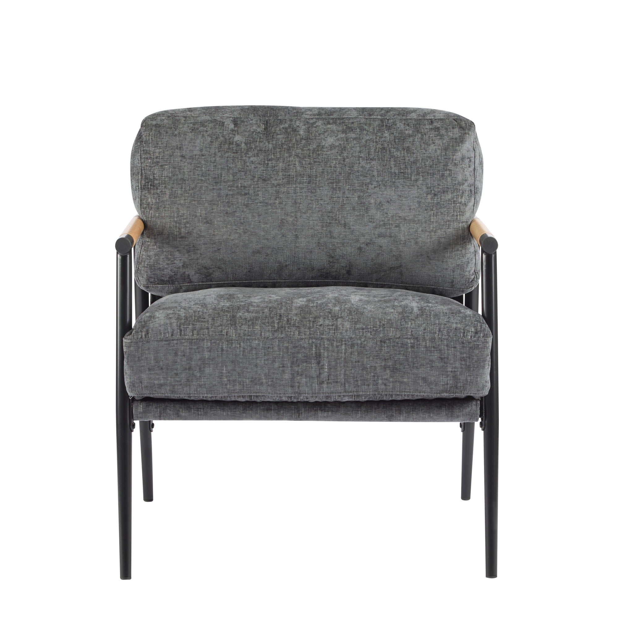 Modern Accent Chair With Cushions, Cozy Seating