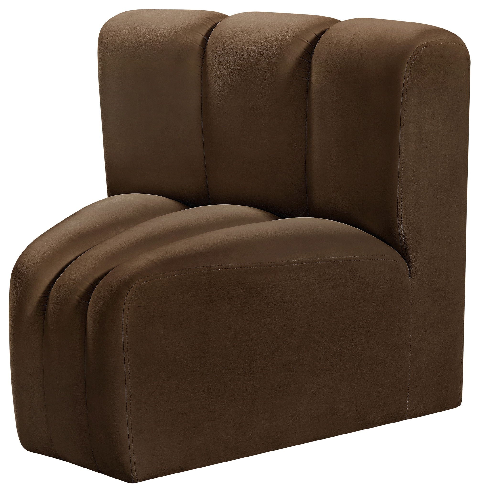 Arc - Velvet Curved Corner Chair