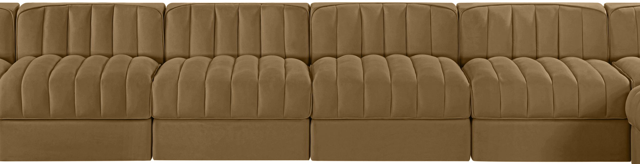 Rummi - Velvet Performance Fabric Upholstered 10 Piece Modular Sectional