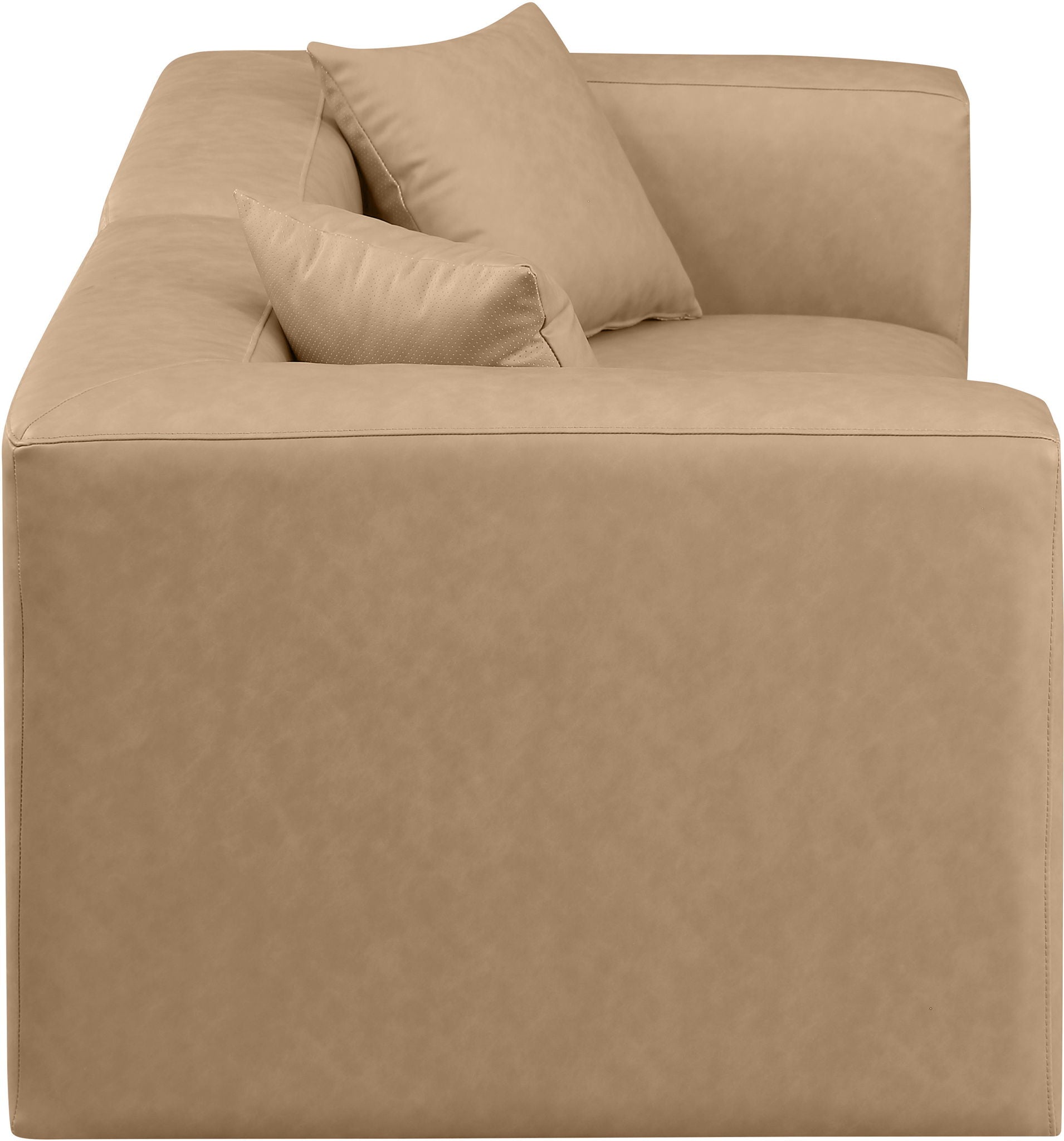 Cube - Modular 2 Piece Sofa - Tan