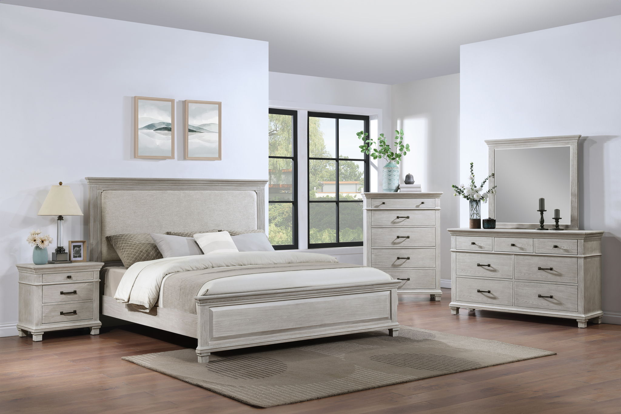 Silver Sands - Mirror - Gray