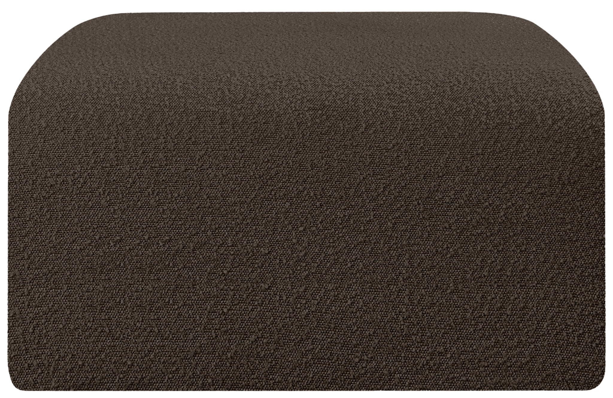 Arc - Boucle Fabric Ottoman