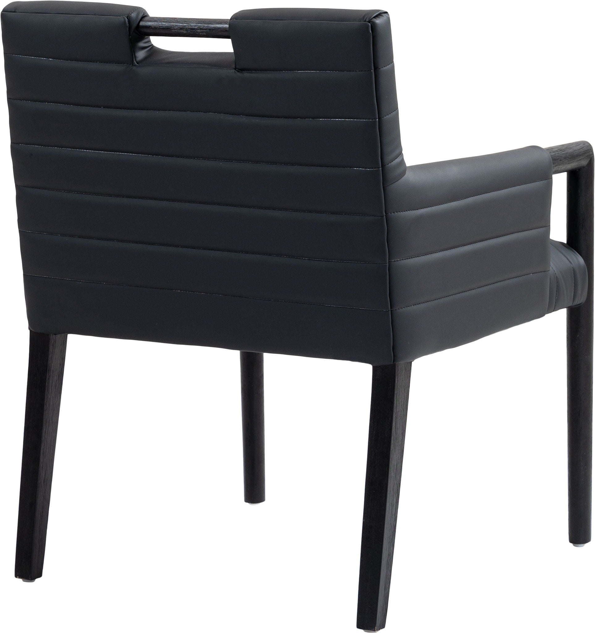 Aimee - Dining Arm Chair - Black Legs
