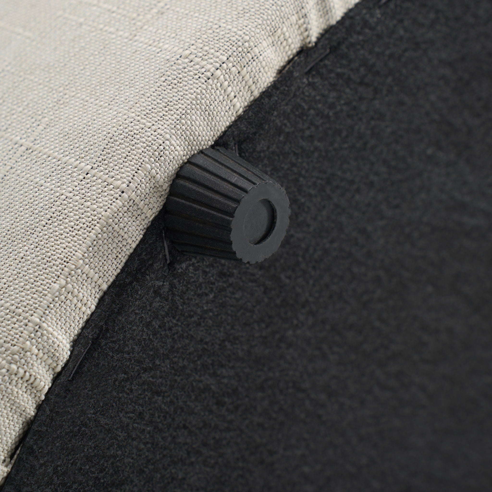 Nesting Ottomans, Round Coffee Table & Bench With Tray (Set of 2)