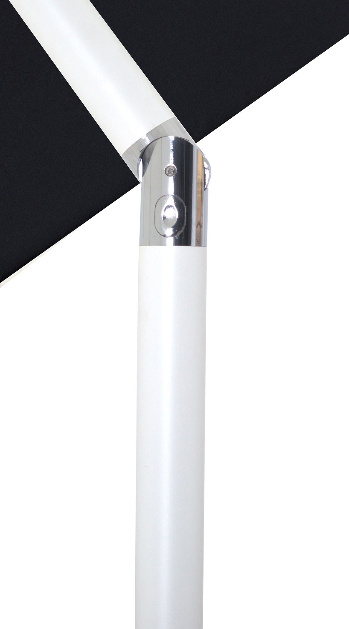 Amalfi - Aluminum Patio Umbrella - Black Base / White Pole