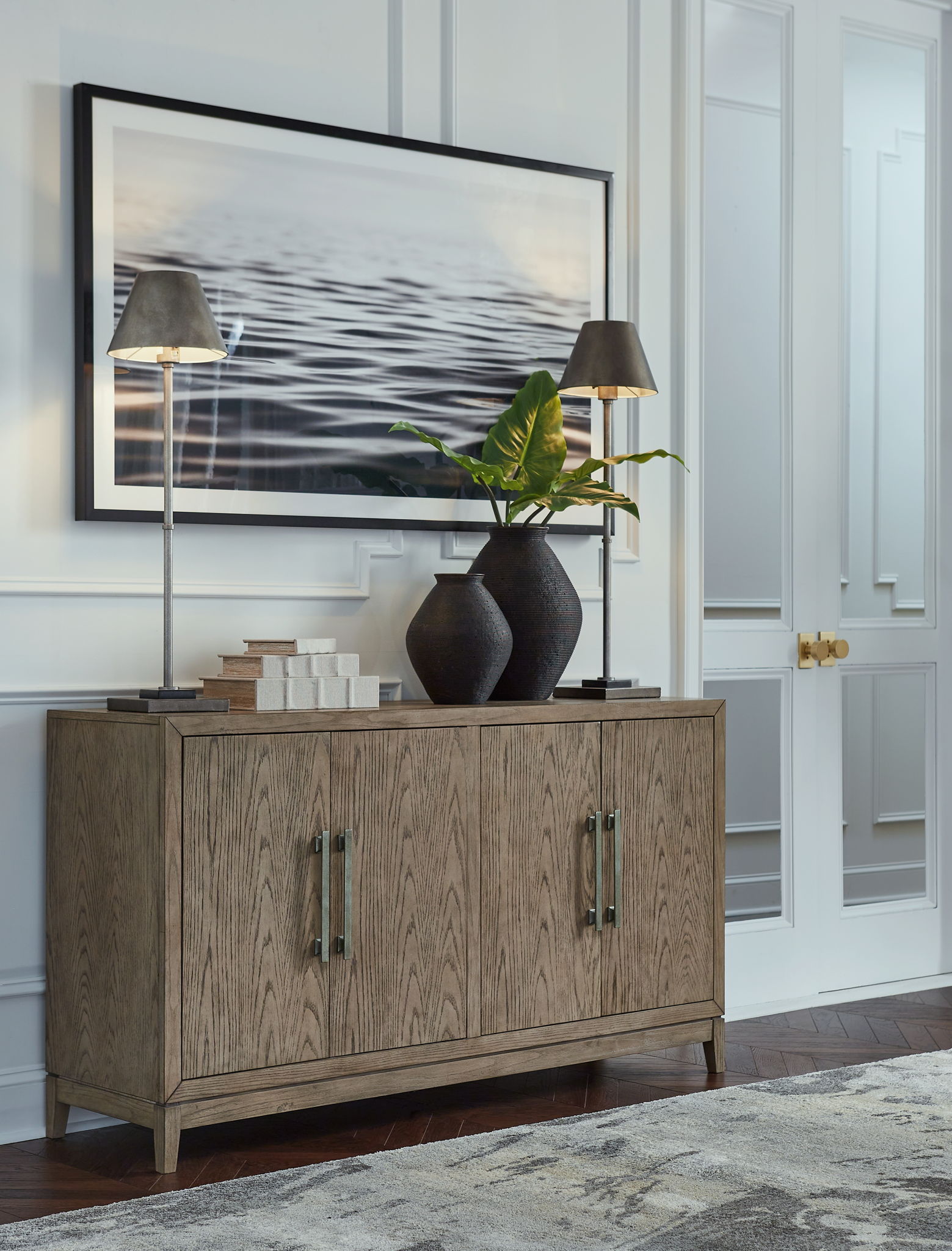 Chrestner - Dining Room Server - Gray