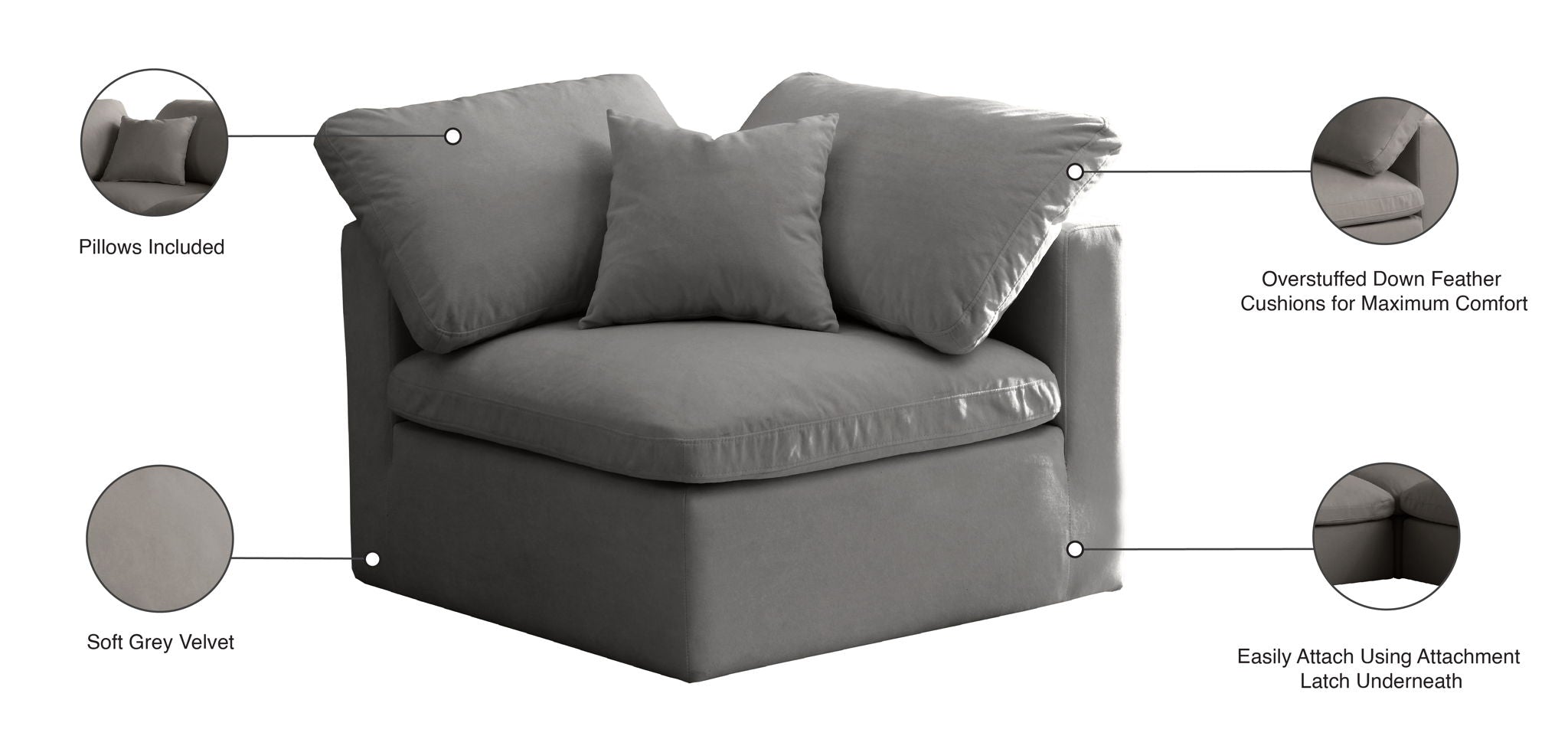Plush - Modular Corner Chair