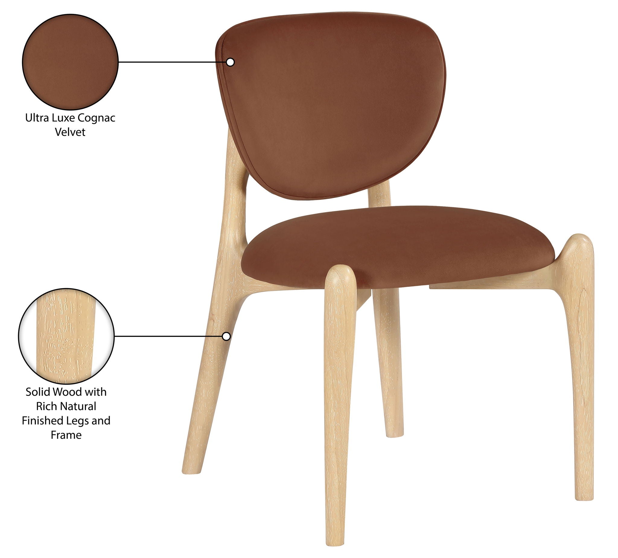 Velora - Upholstered Dining Chair (Set of 2) - Natural Base