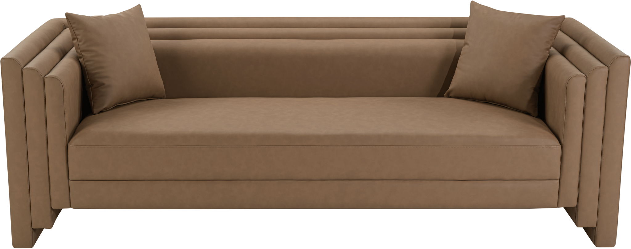 Everett - Vegan Leather Upholstered Sofa