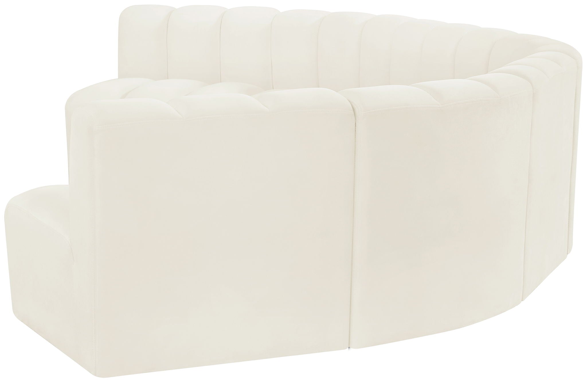 Arc - Velvet 7 Piece U-Shaped Modular Sofa