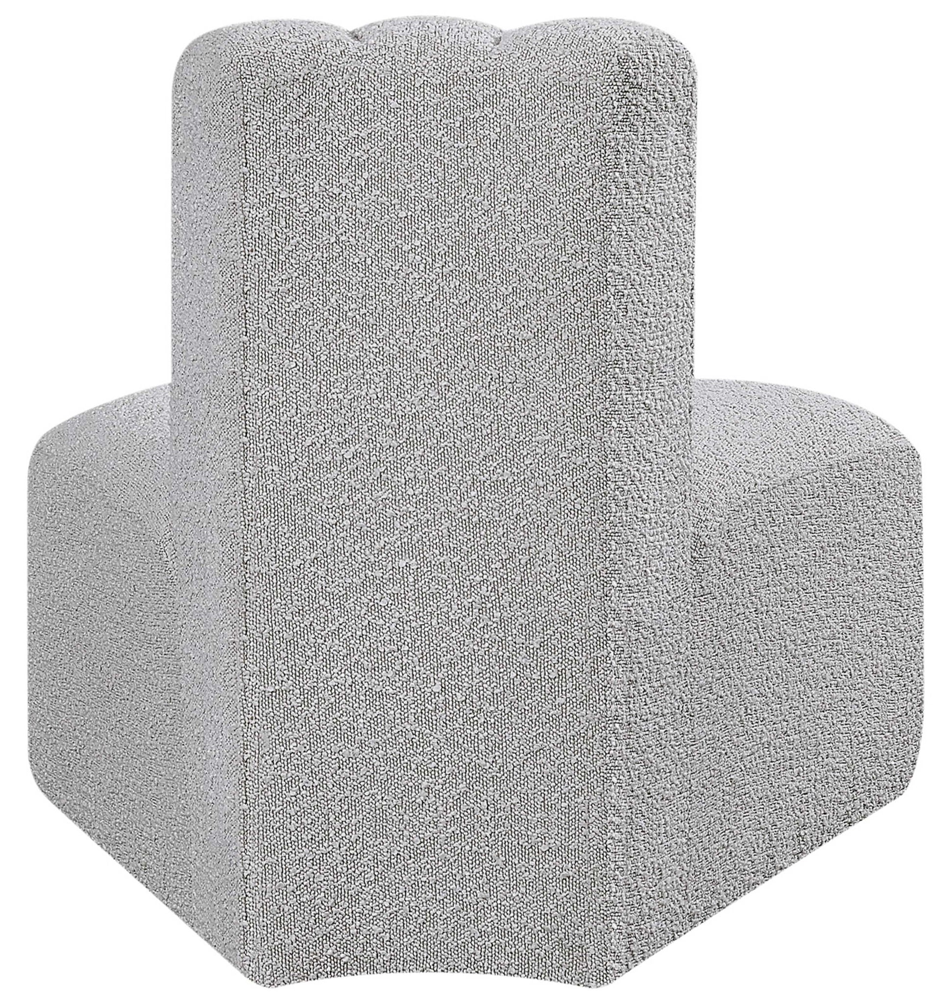 Arc - Boucle Fabric Reverse Corner