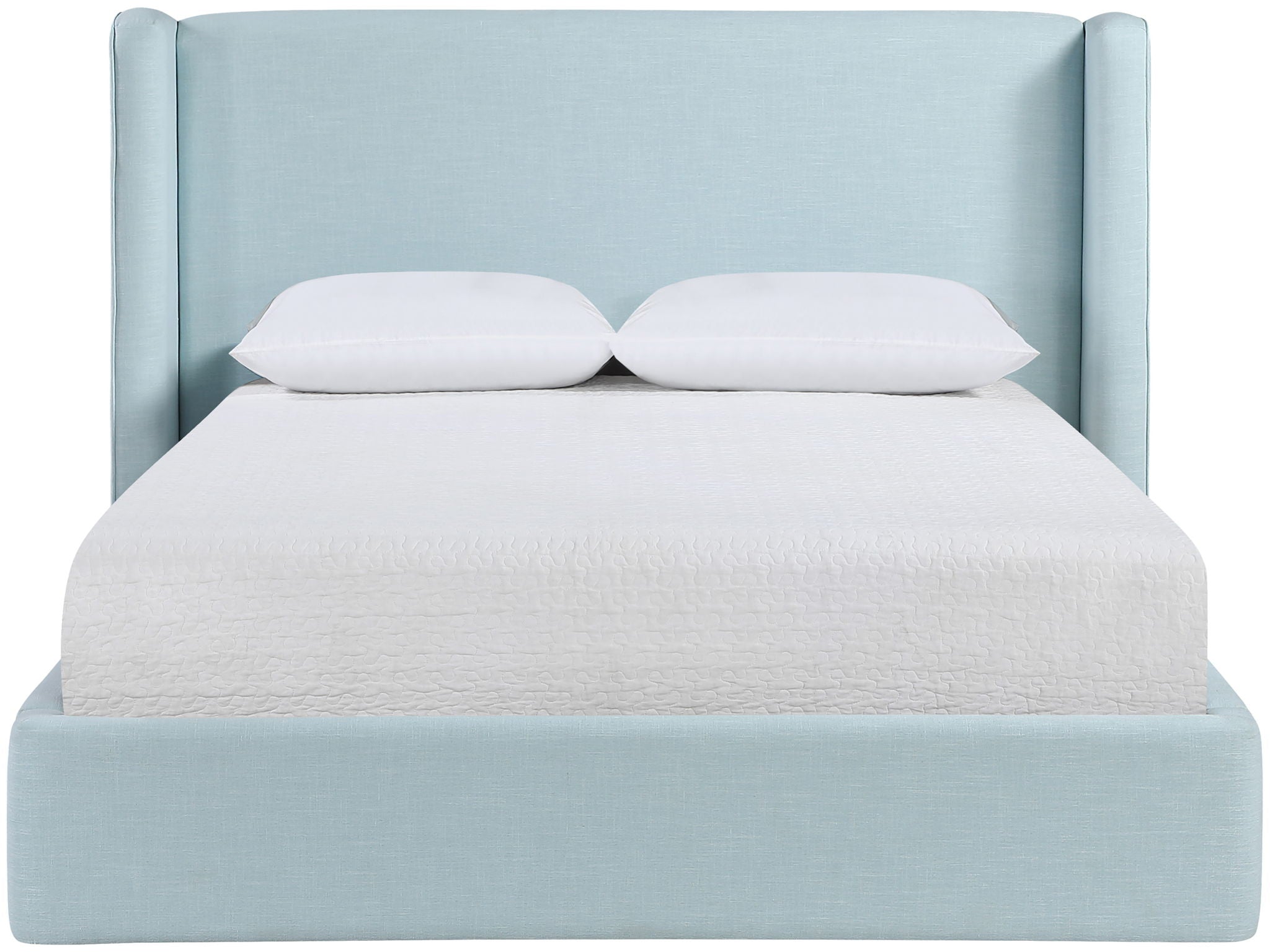 Kendall - Linen Textured Fabric Upholstered Bed