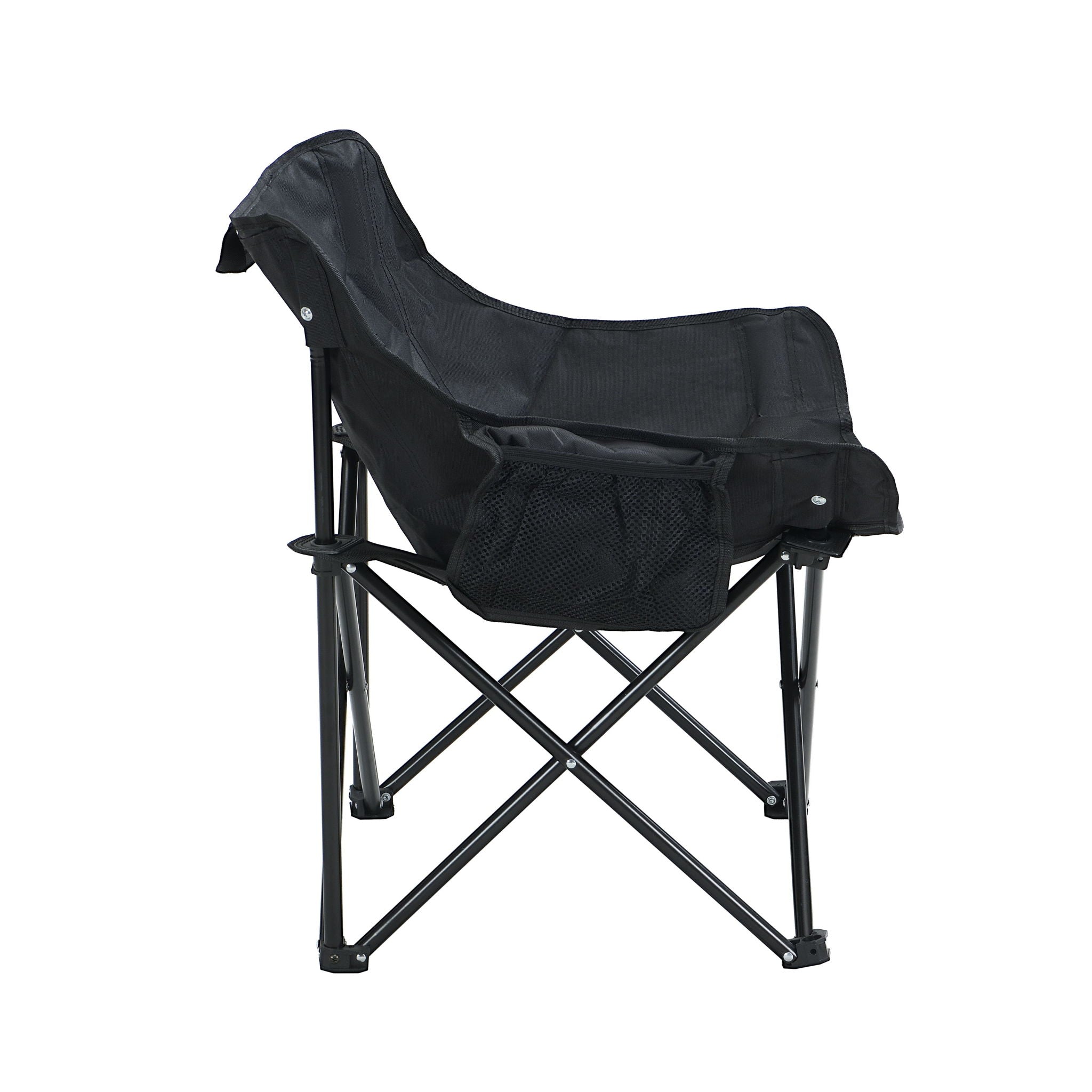 Portable Folding Camping Chairs With Carry Bag (Set of 2)