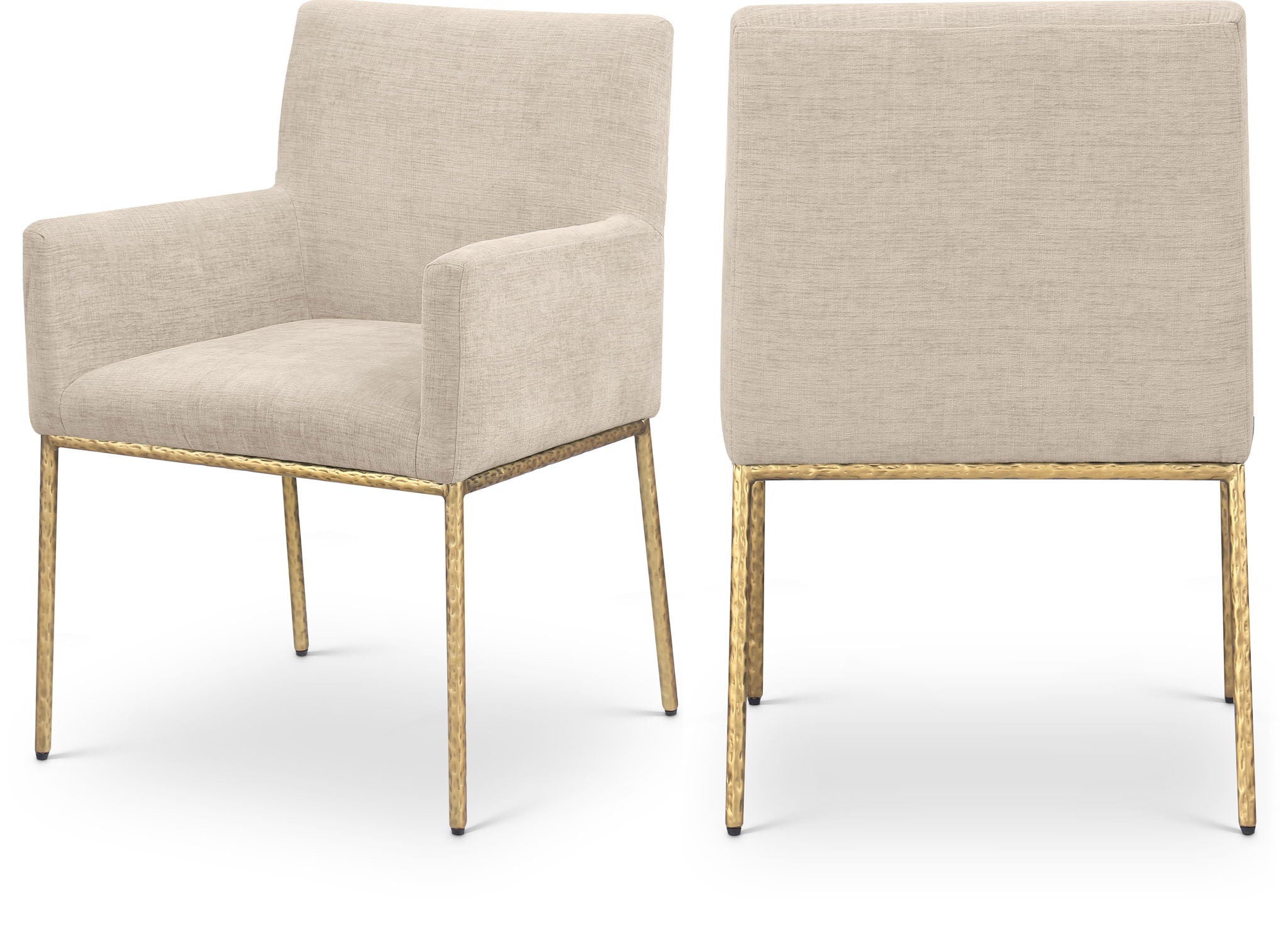 Reeves - Dining Chair With Gold Legs (Set of 2)