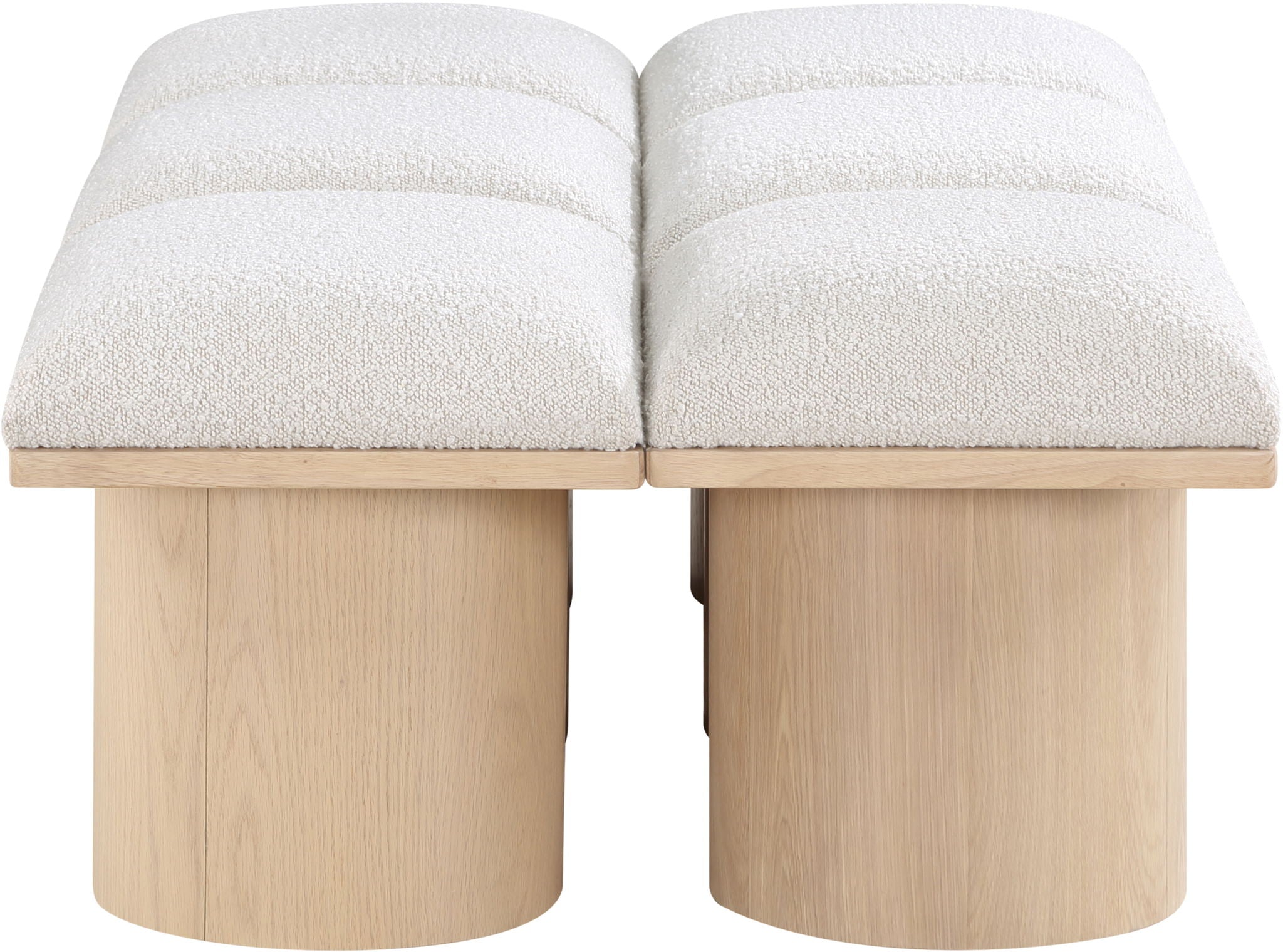 Pavilion - 6 Piece Modular Bench With Natural Base
