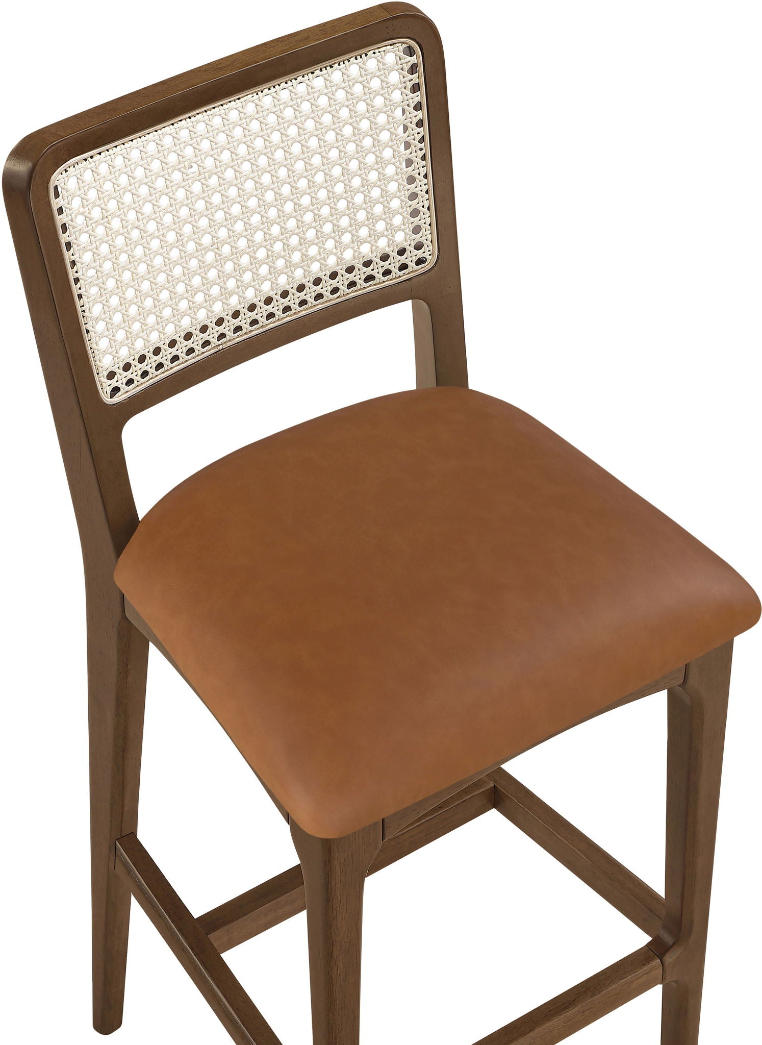 Atrium - Upholstered Bar Stool (Set of 2) - Brushed Brown Frame