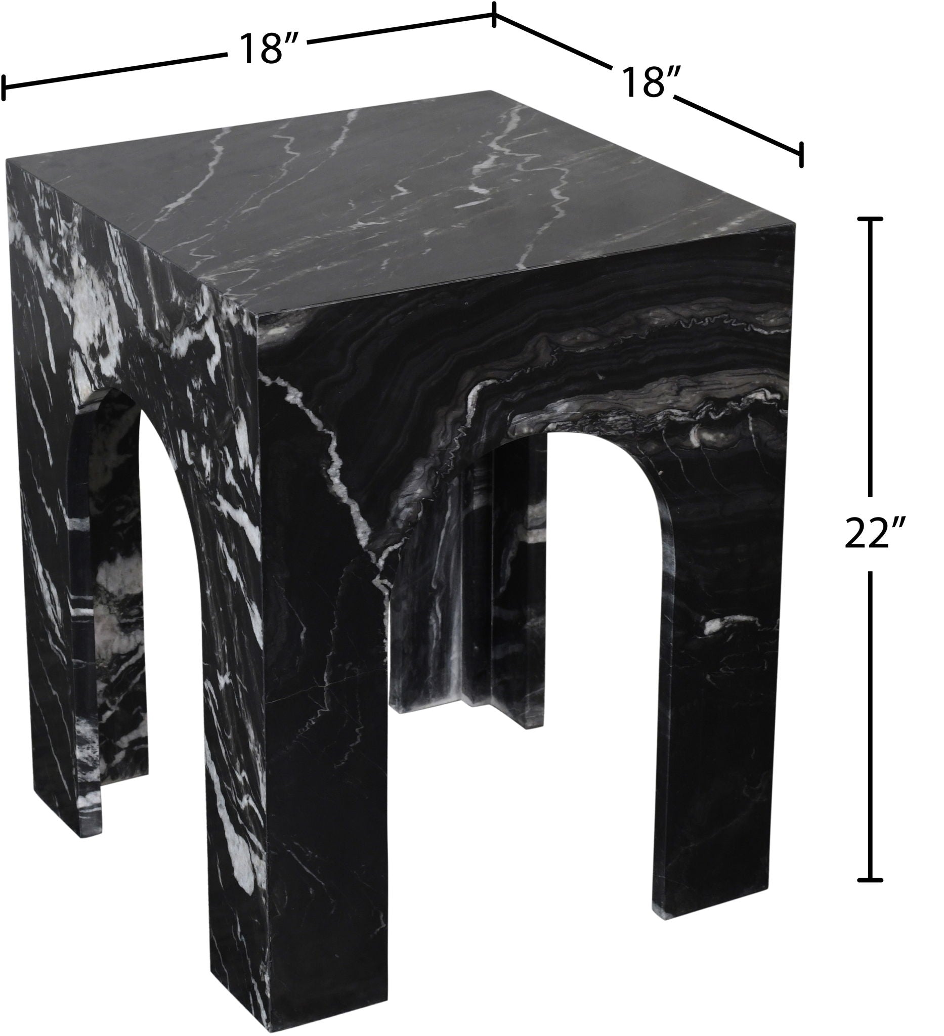 Palermo - Marble End Table