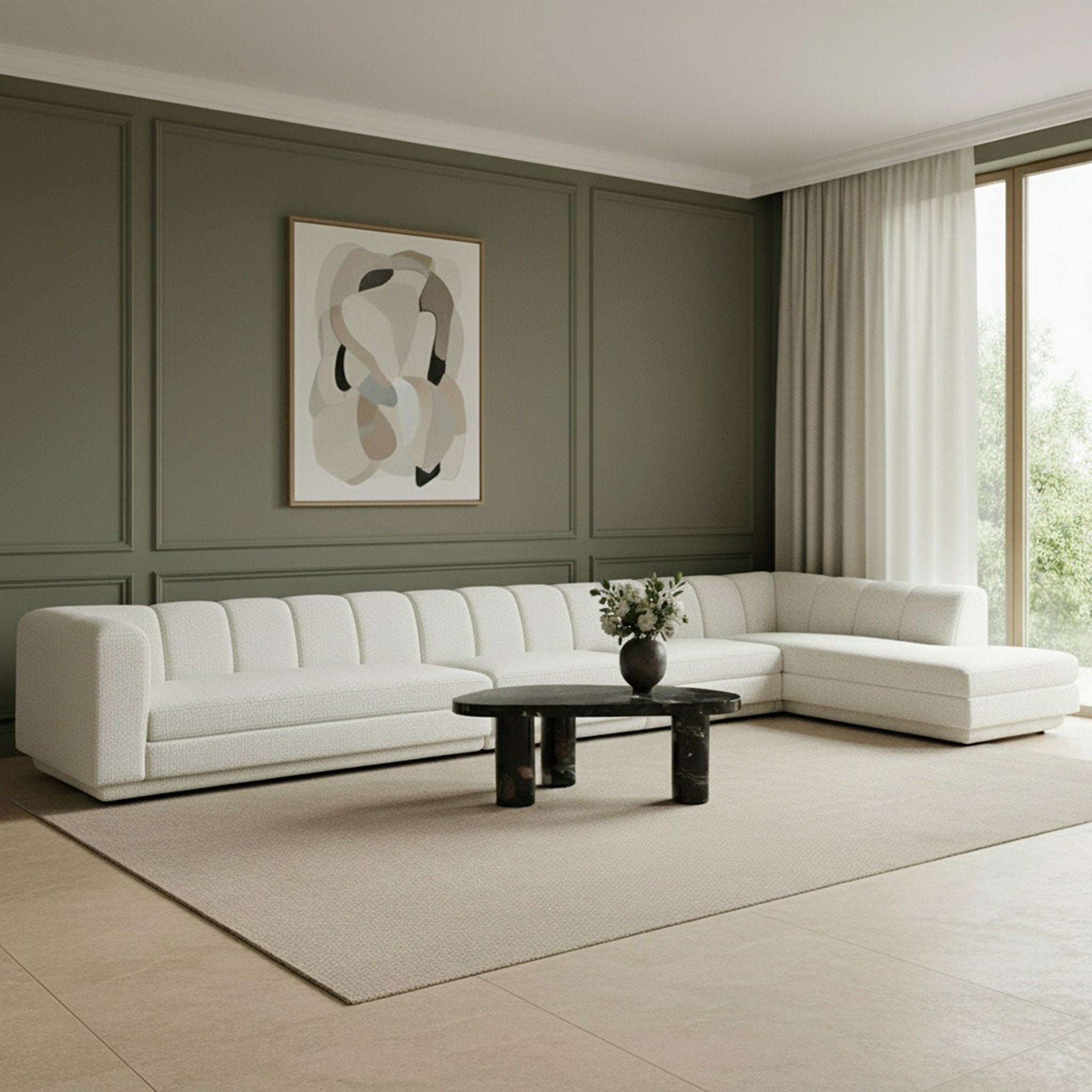 Modari - Sectional - Cream