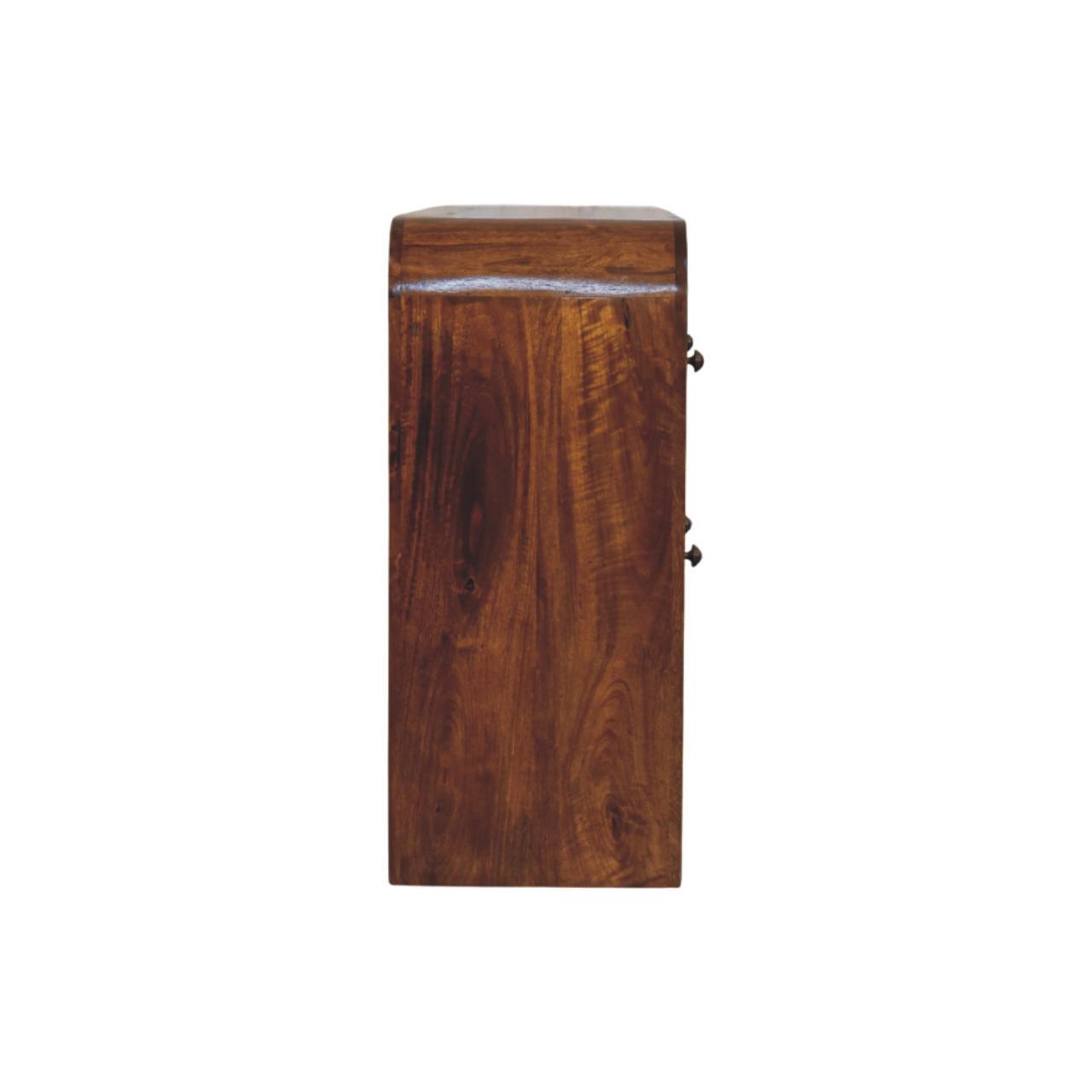 Darcy - 3 Over 3 Drawer Chest - Brown