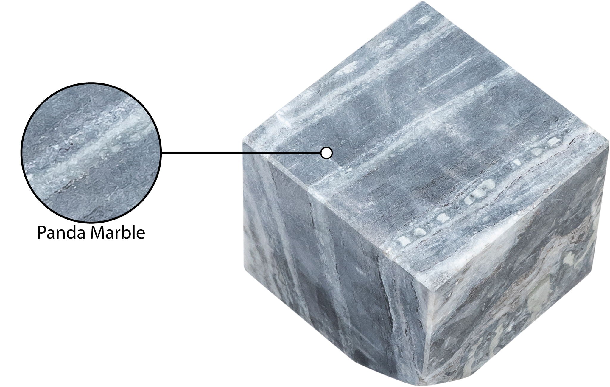 Block - Marble Decorative Cube