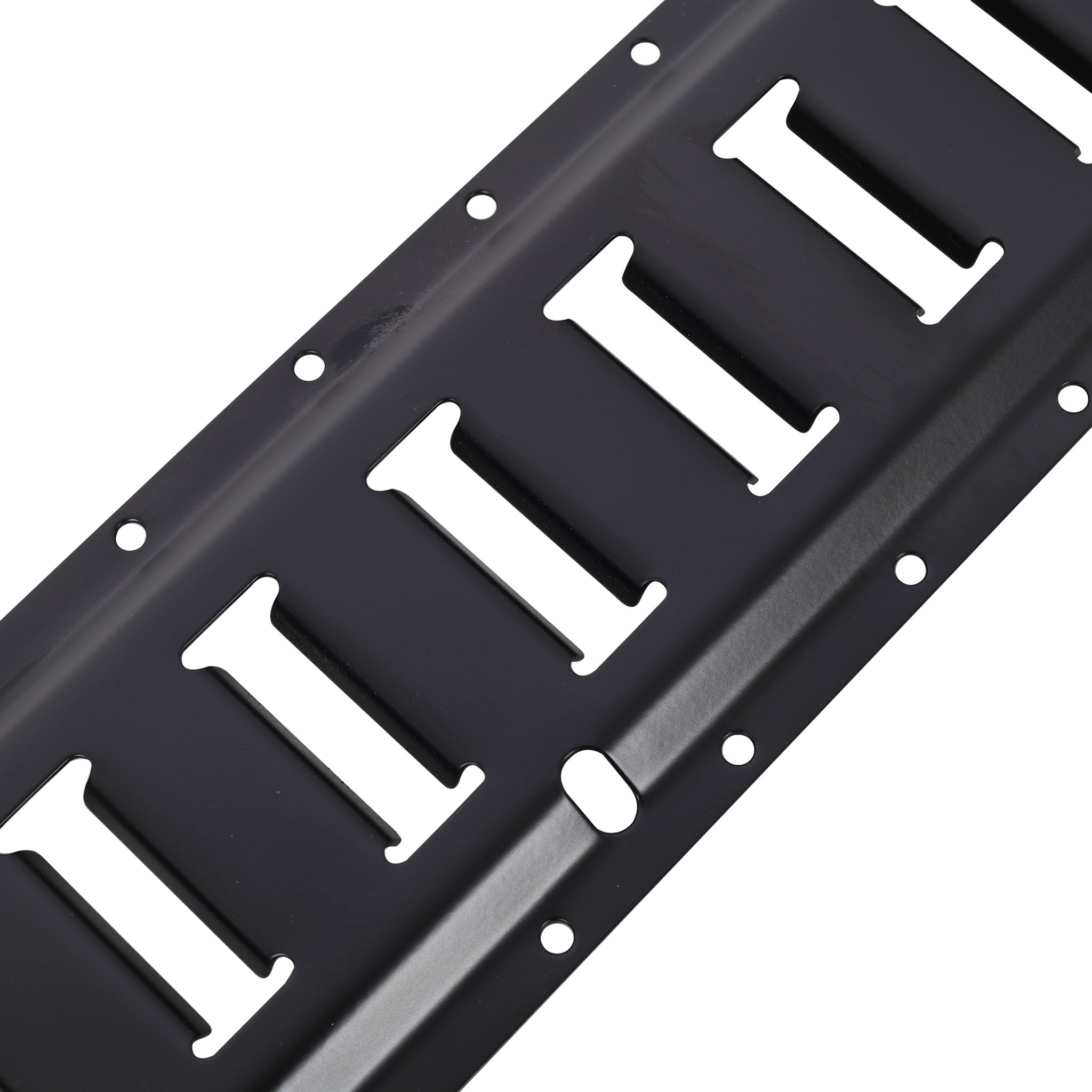 18 Pieces E Track Tie-Down Rail Kit For Trucks, Vans, And Garages With O-Ring Anchors And Ratchet Straps - Black