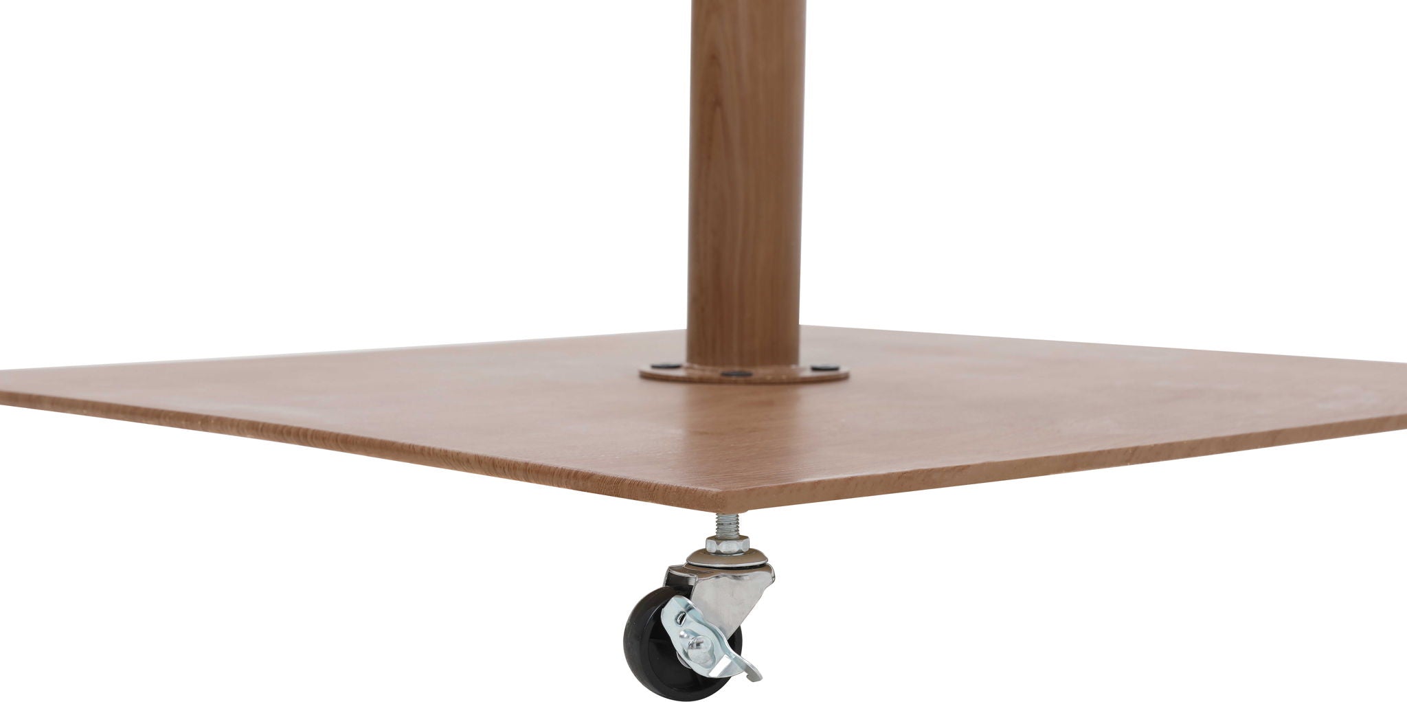 Amalfi - Aluminum Patio Umbrella - Light Brown Base / White Pole