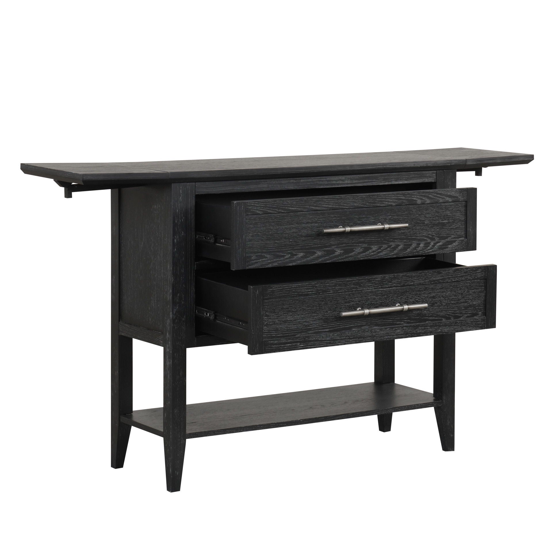 Sable Crest - Drop Leaf Server - Black