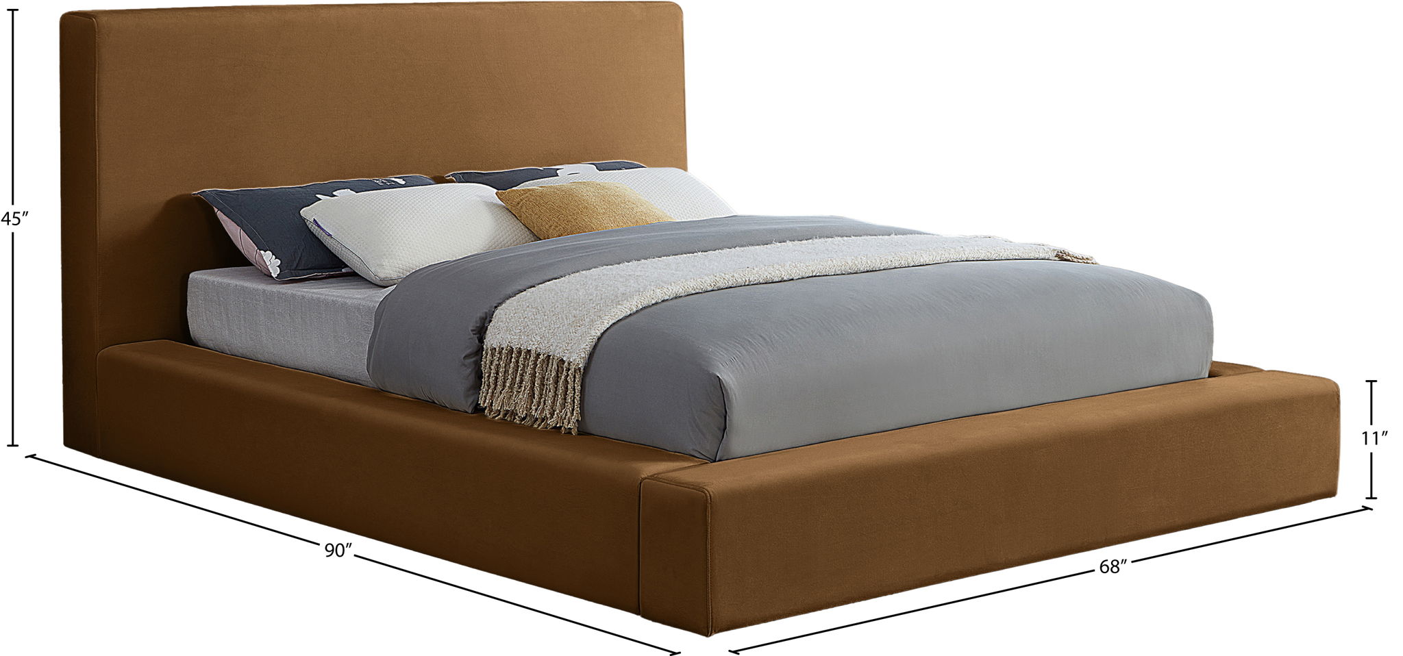 Dorian - Velvet Upholstered Bed