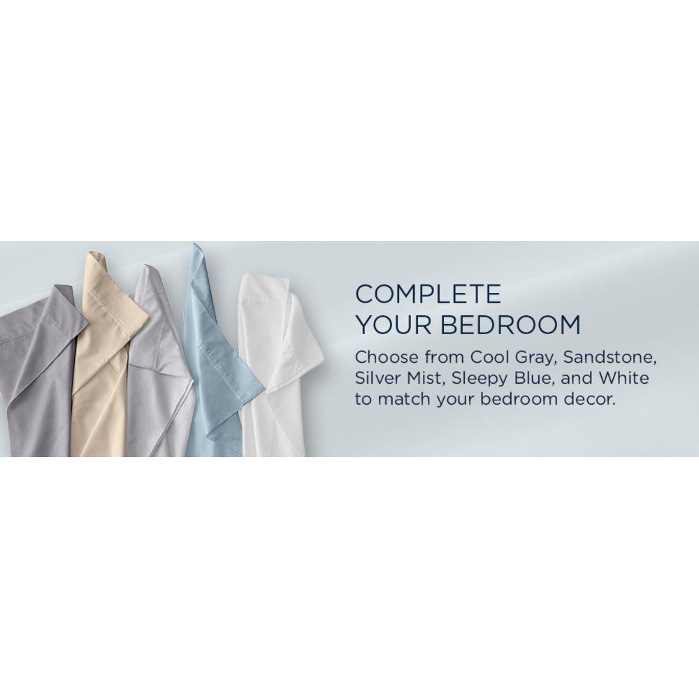 Linens - Tempur Classic Cotton Sheet Set - Cool Gray