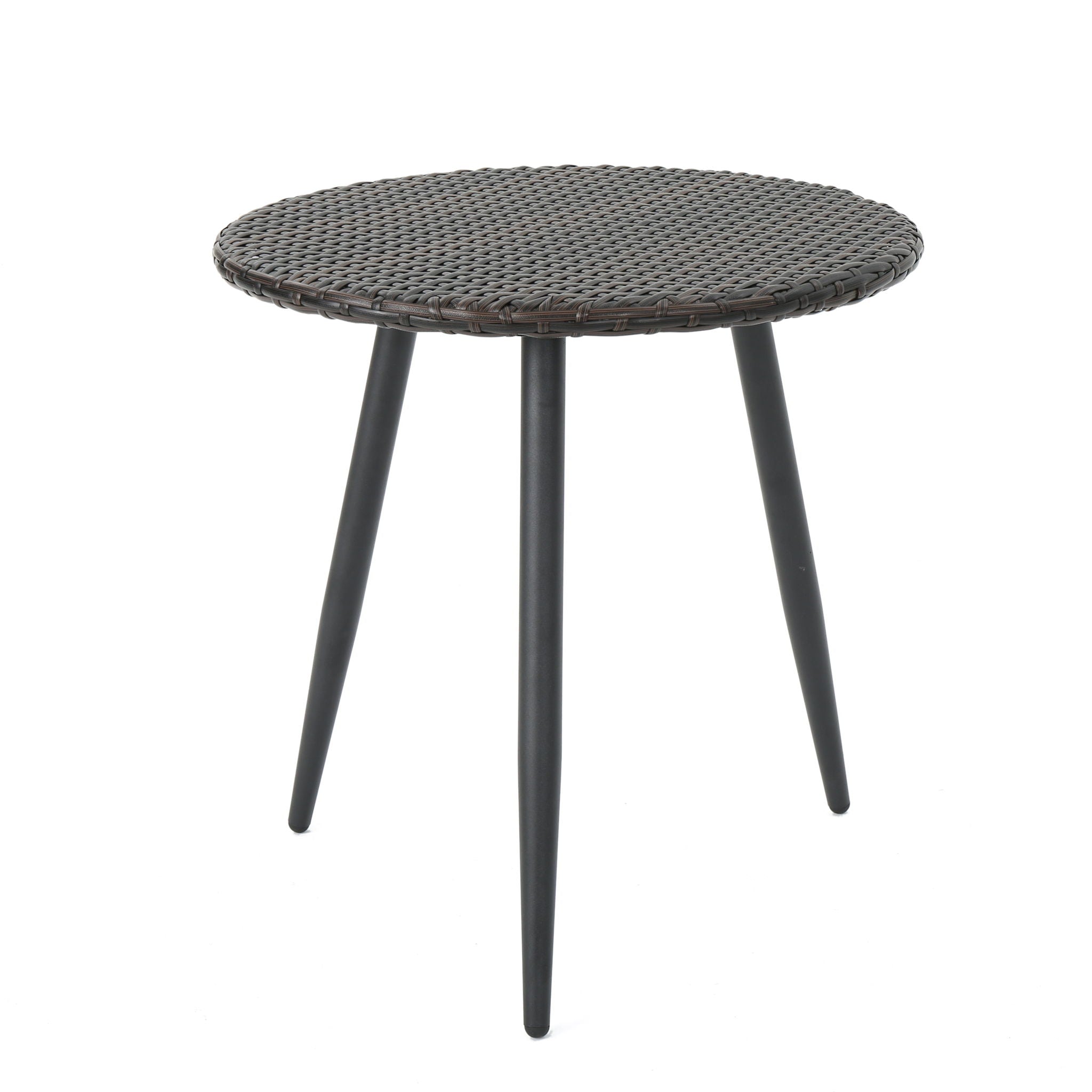 Kenneth - 3 Pieces Chat Set Outdoor Furniture - Brown Multi
