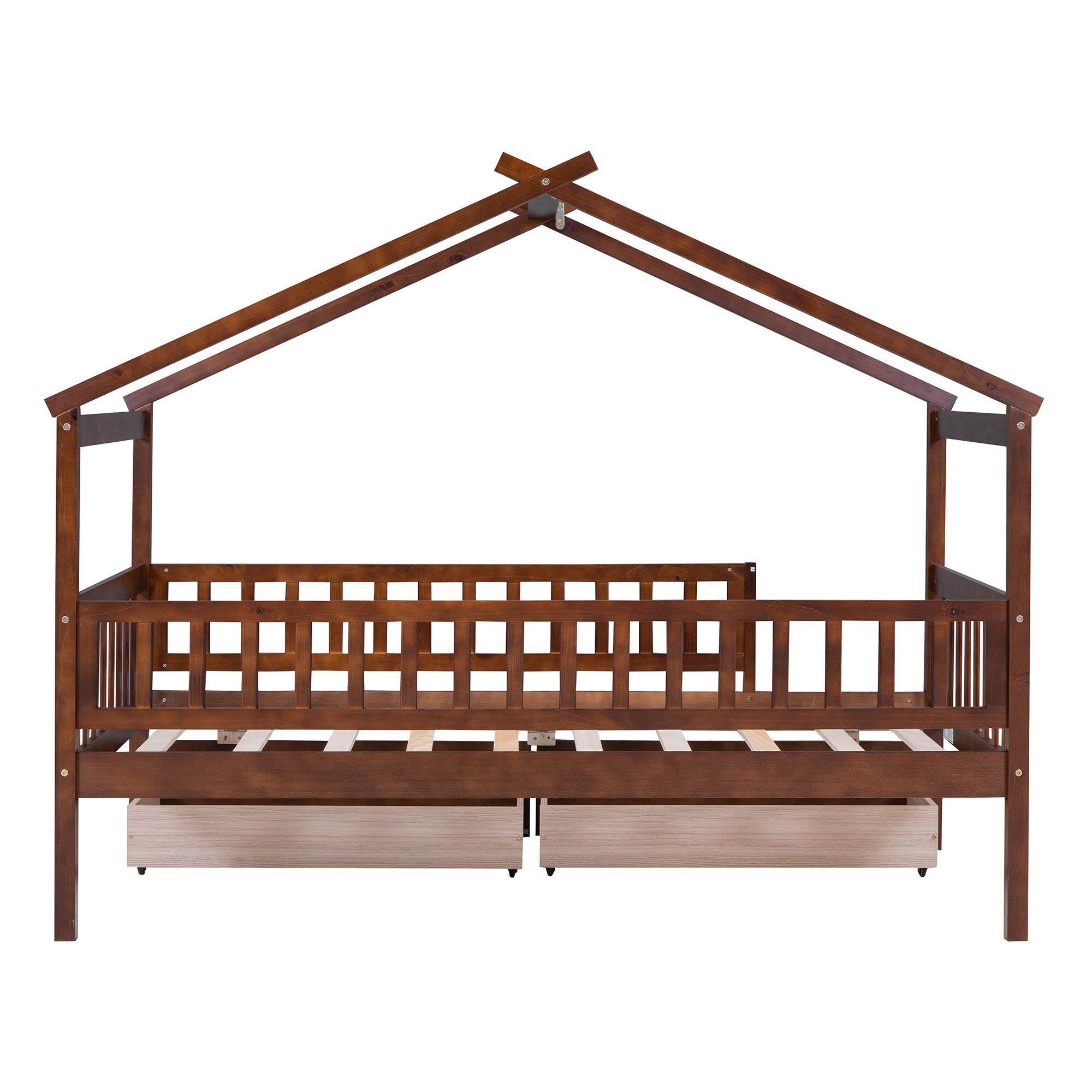 House Bed With 2 Drawers