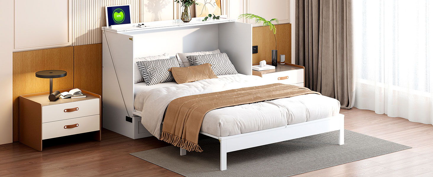 Murphy Bed With Large Drawers