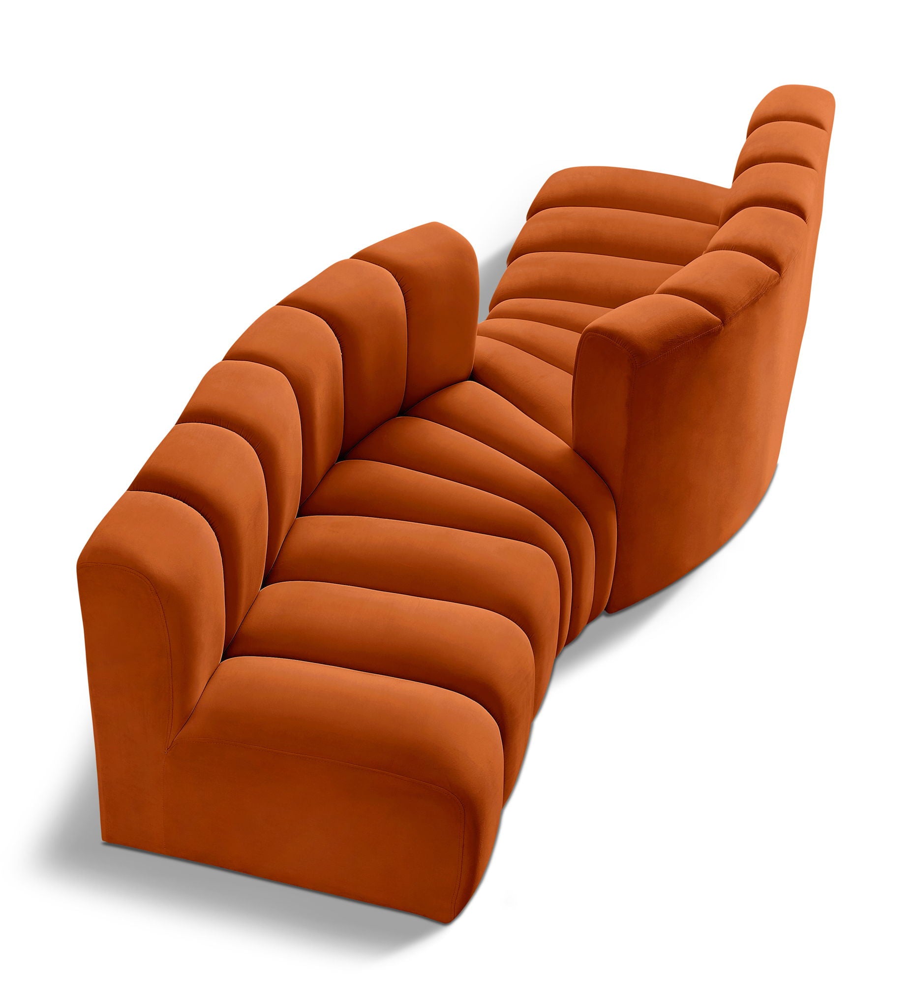 Arc - Velvet 4 Piece Sofa