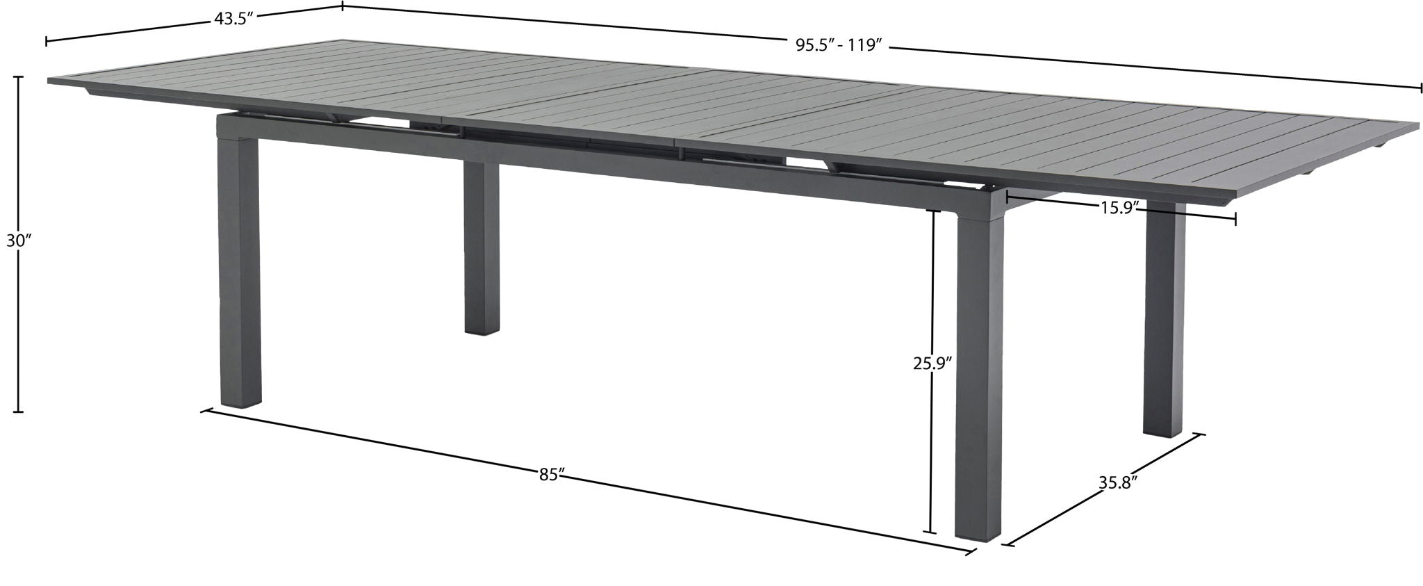 Maldives - Outdoor Patio Dining Table
