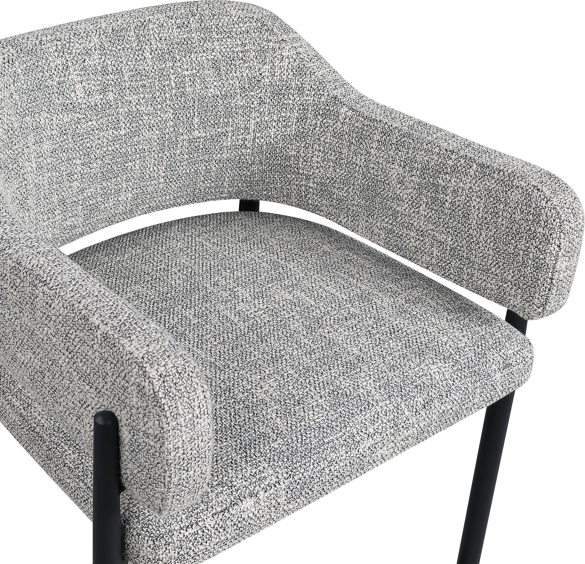 Dame - Fabric Upholstered Counter Stool (Set of 2)