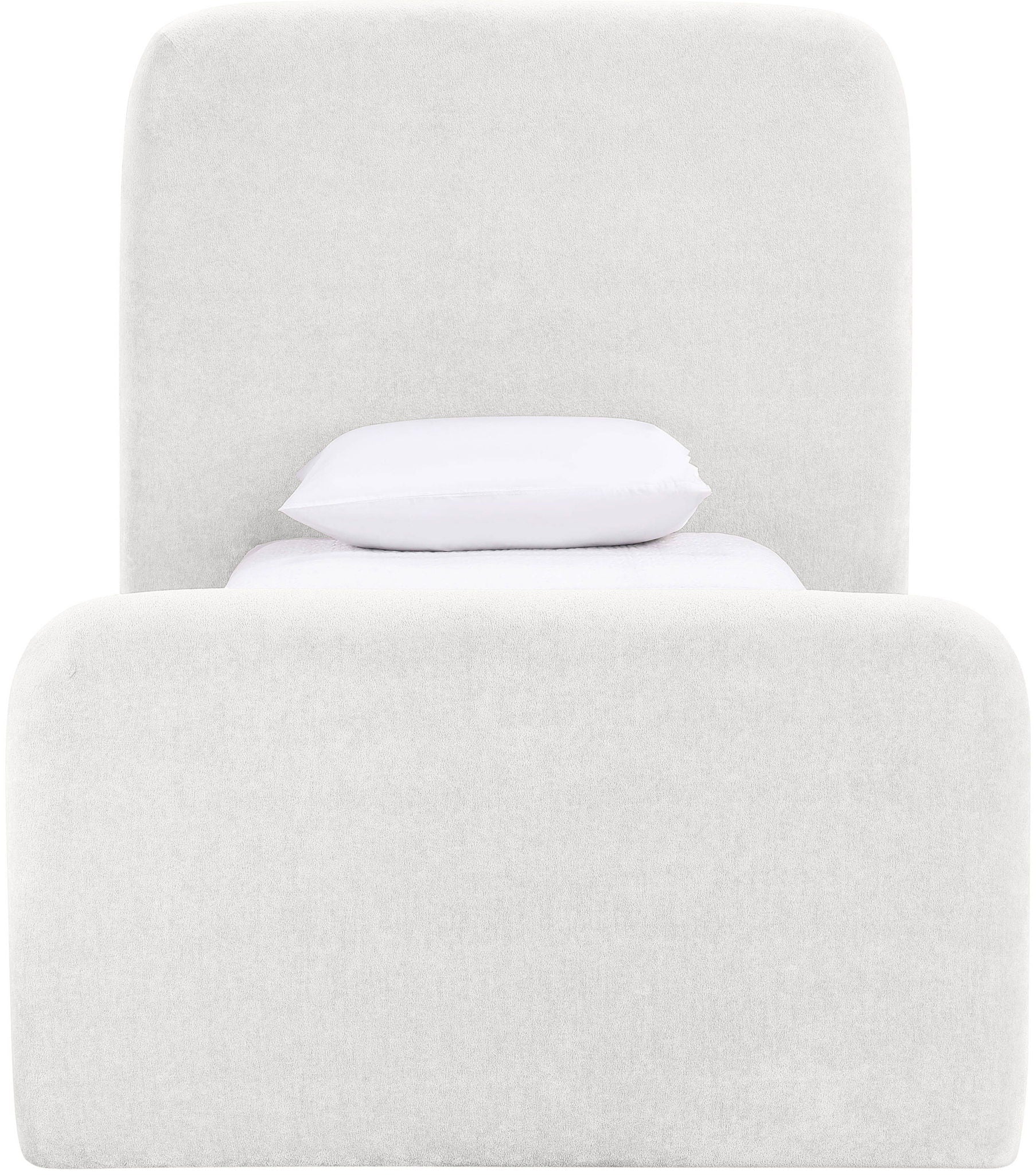 Fira - Chenille Fabric Upholstered Bed
