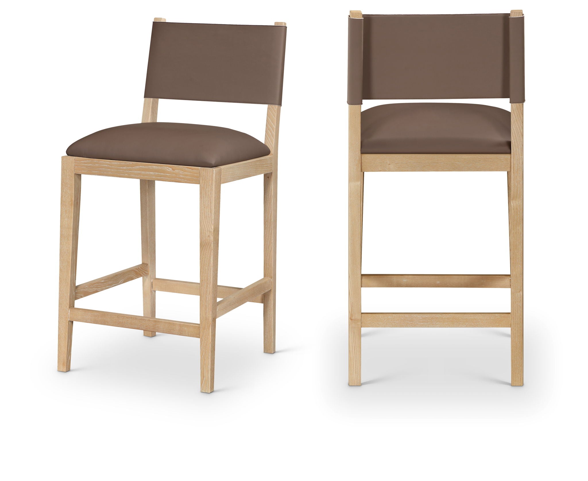 Avon - Vegan Leather Counter Stool
