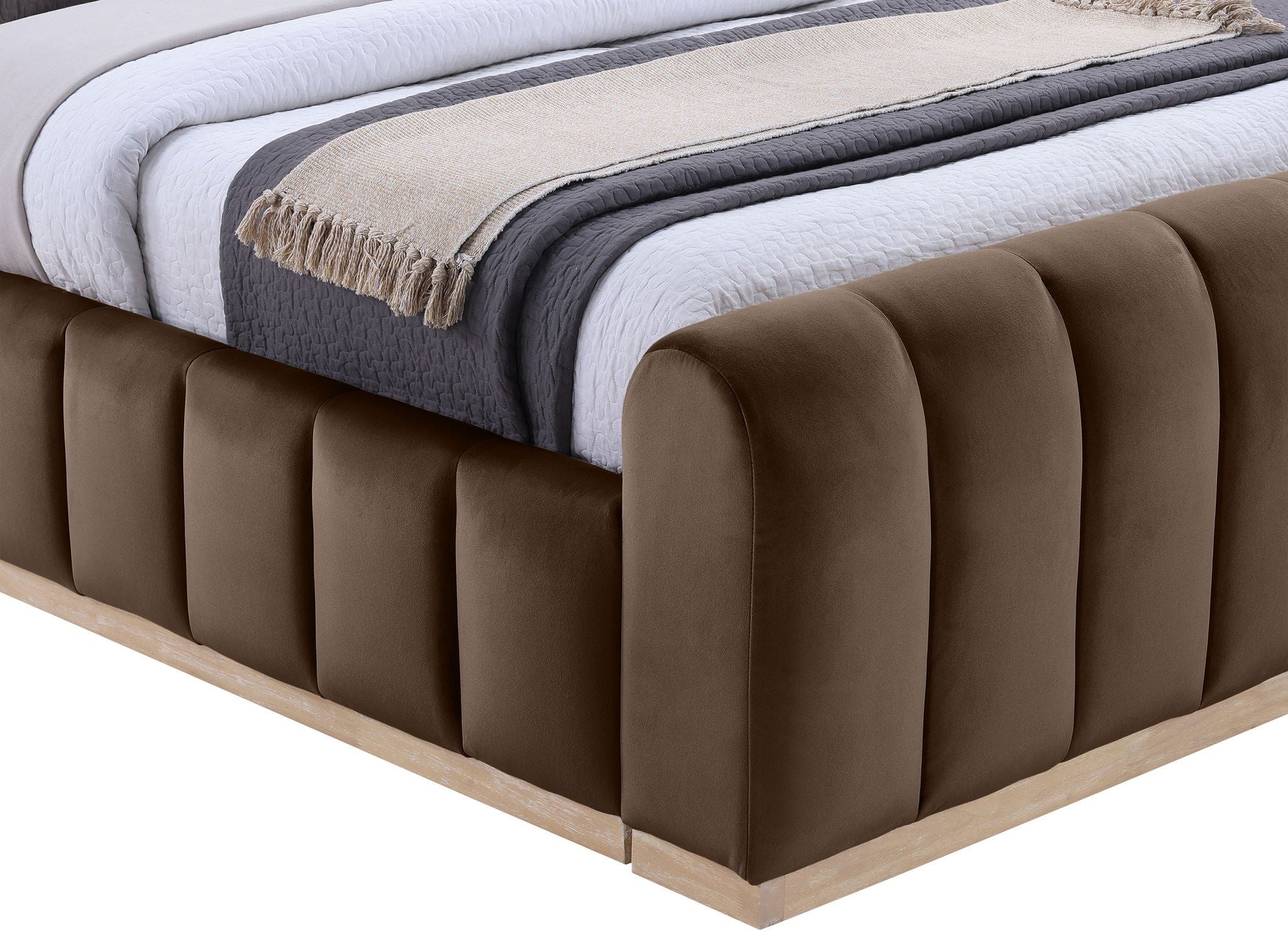 Amara - Velvet Upholstered Bed