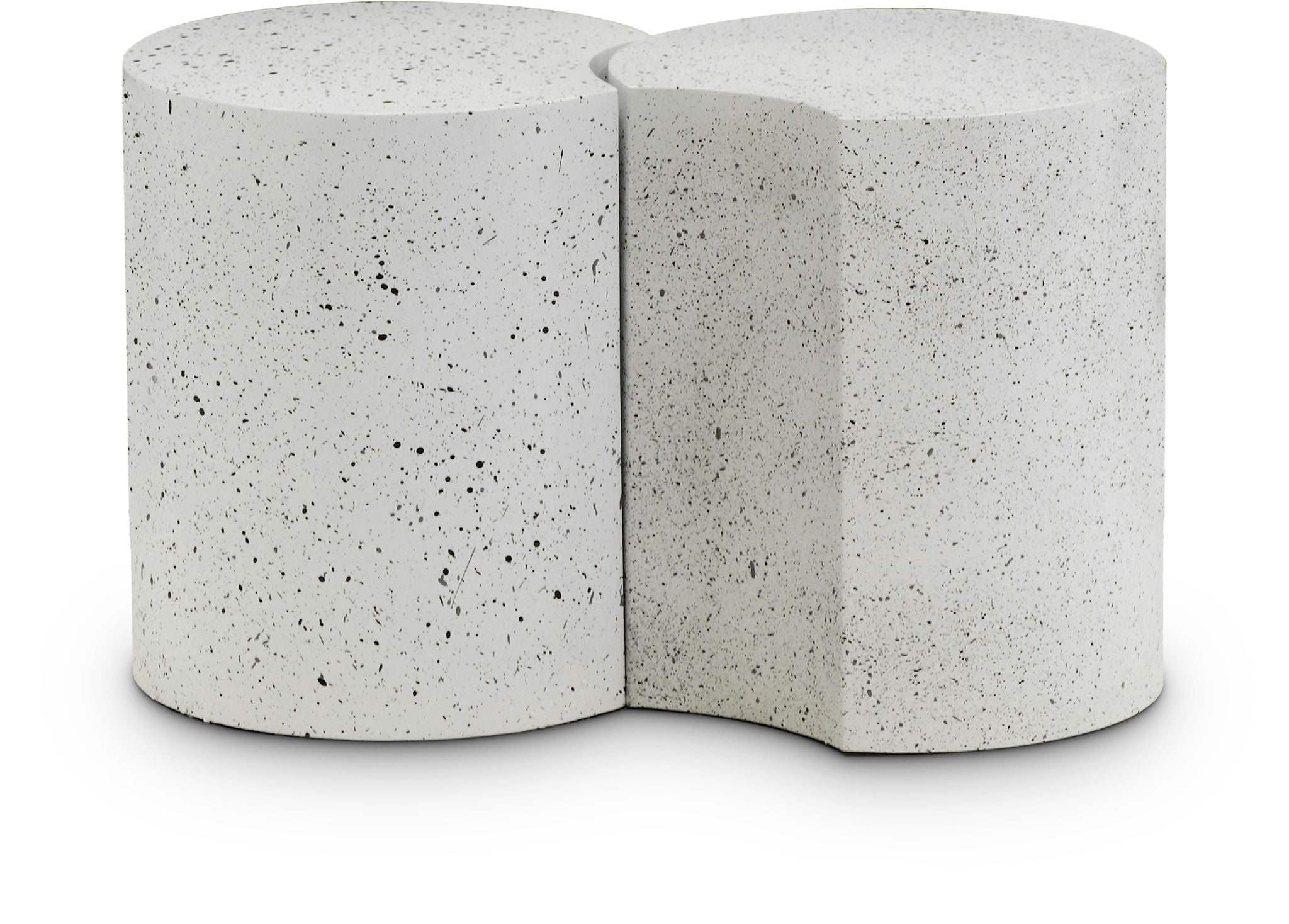 Dimple - End Table - Terazzo Finish