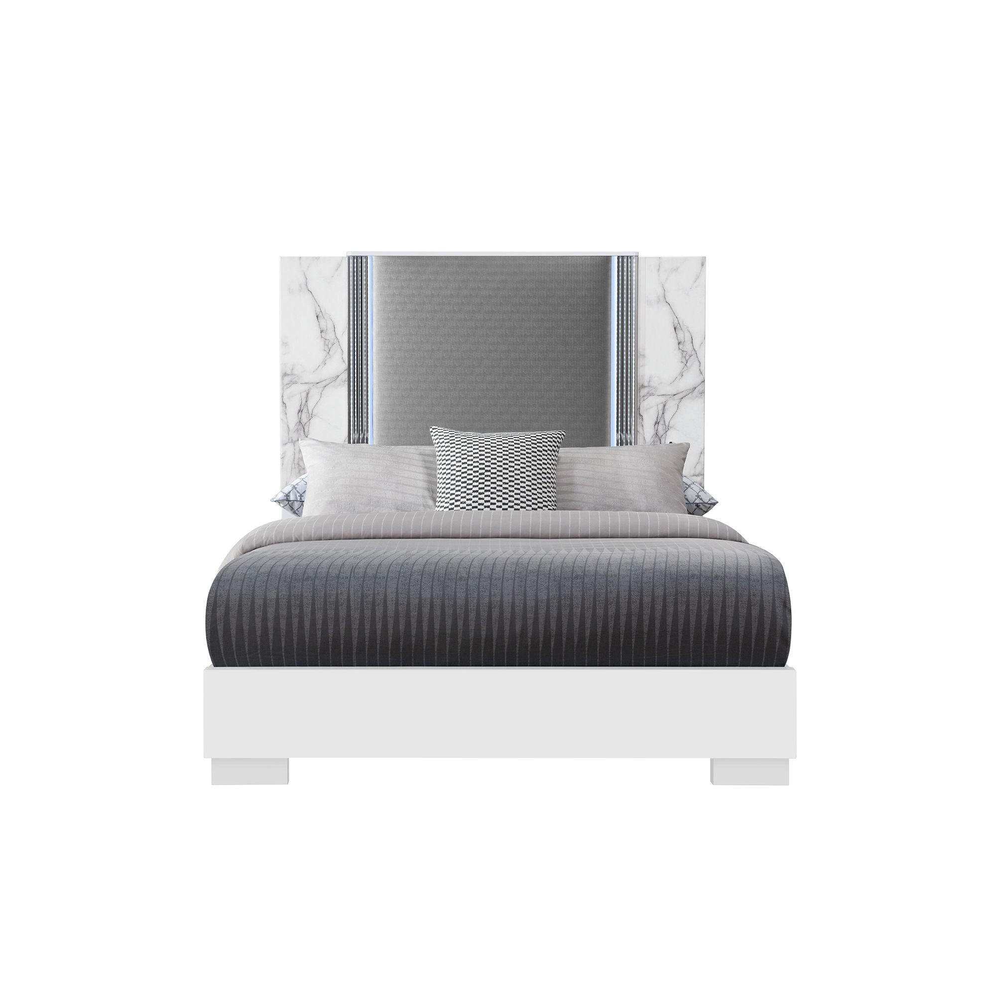 Moon - Modern Bed With LED Accent Lighting
