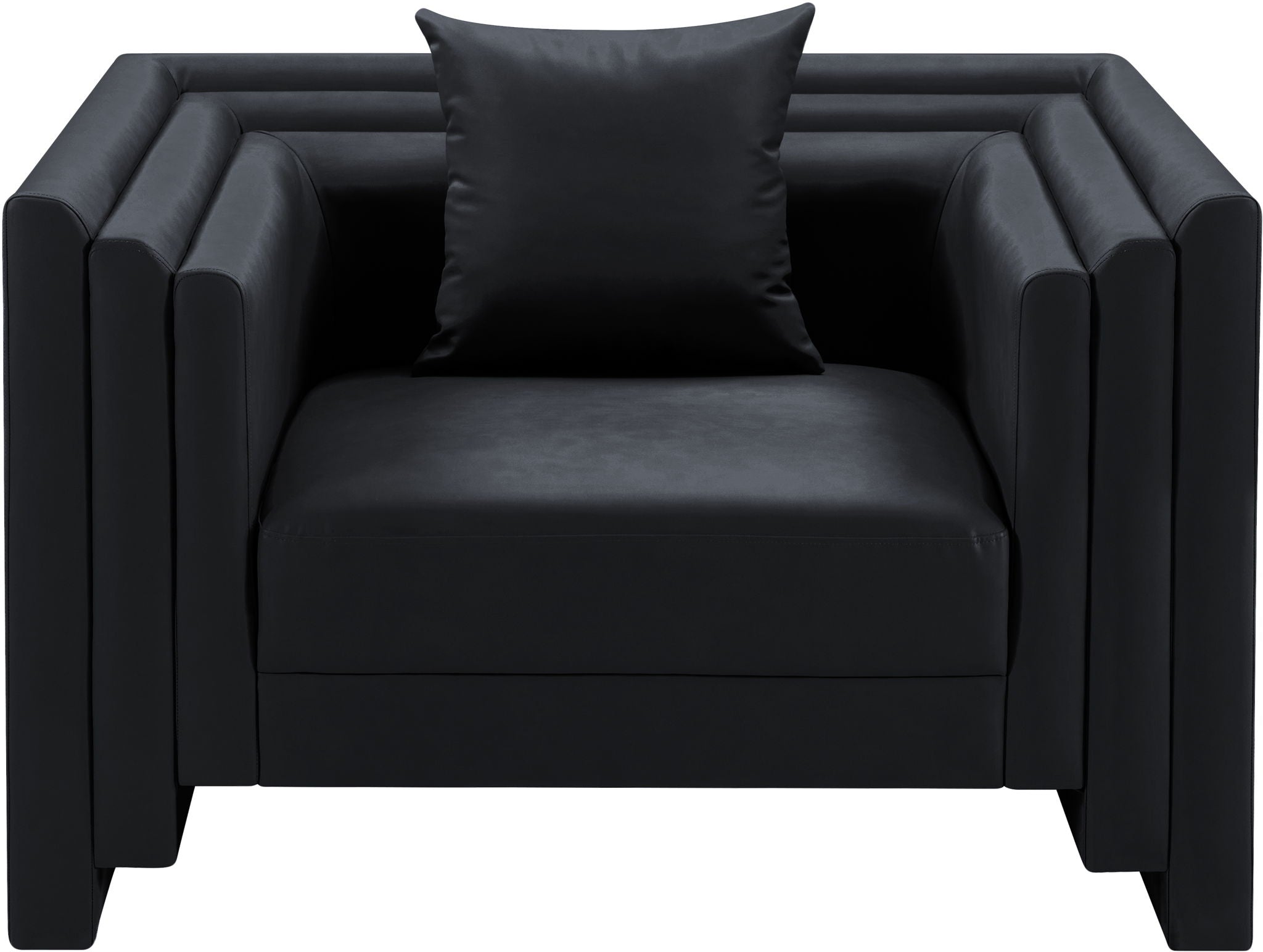 Everett - Vegan Leather Upholstered Chair