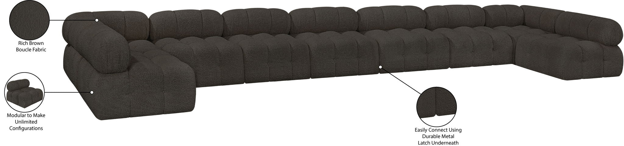Ames - 9 Piece Modular Sectional