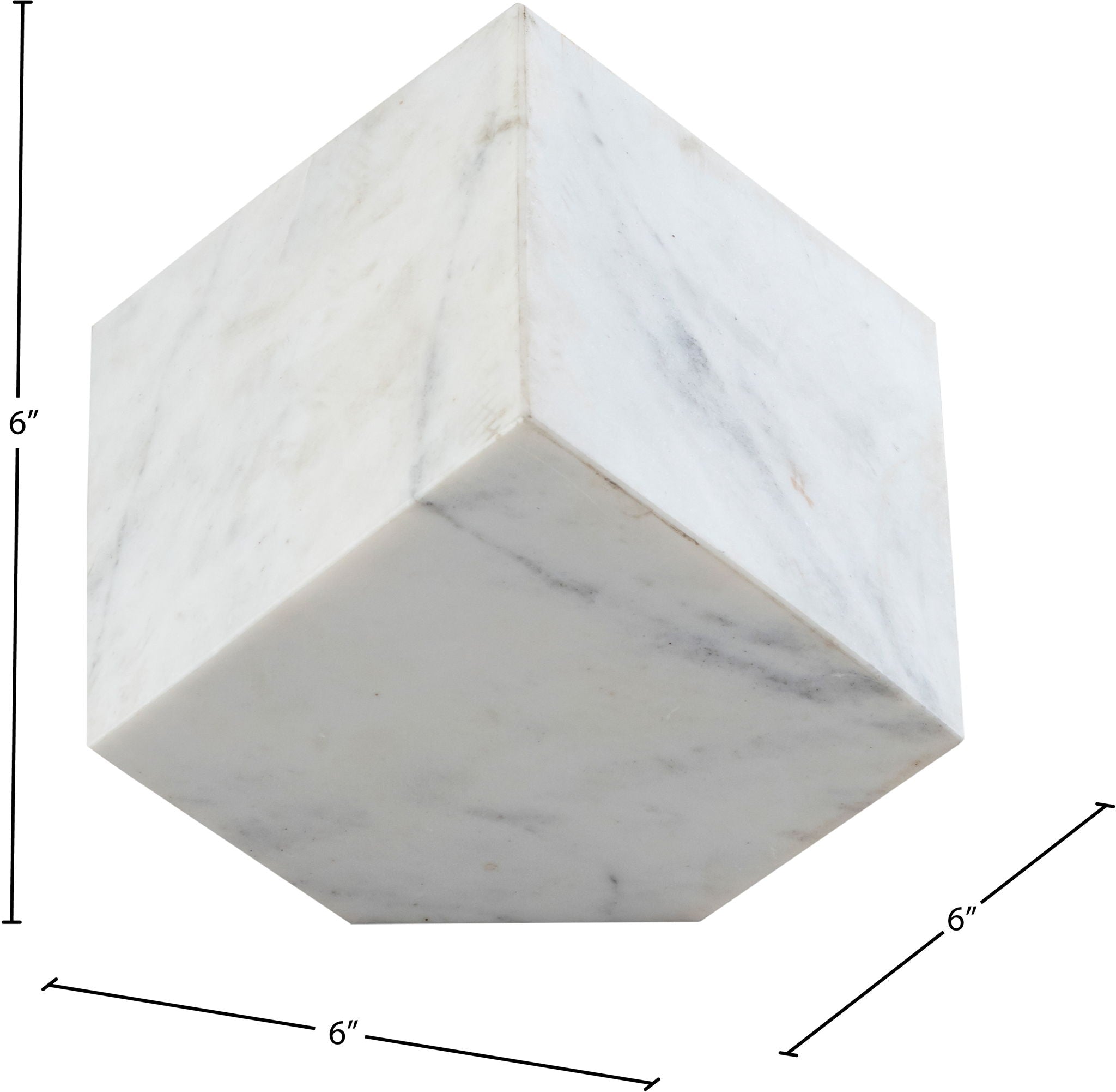 Block - Marble Decorative Cube